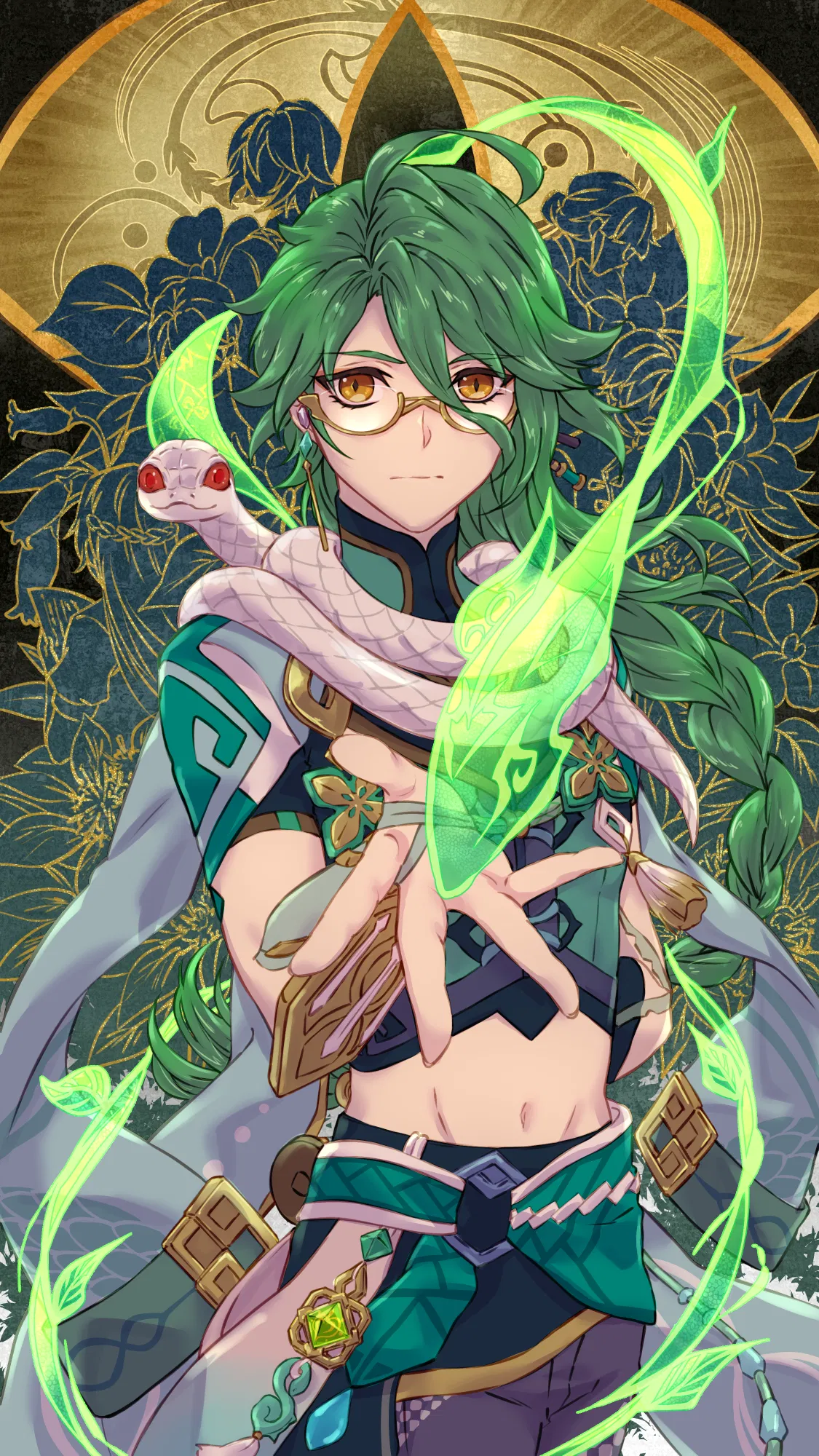 Beyond Mortality (白朮イラストコンテスト) Genshin Impact | HoYoLAB
