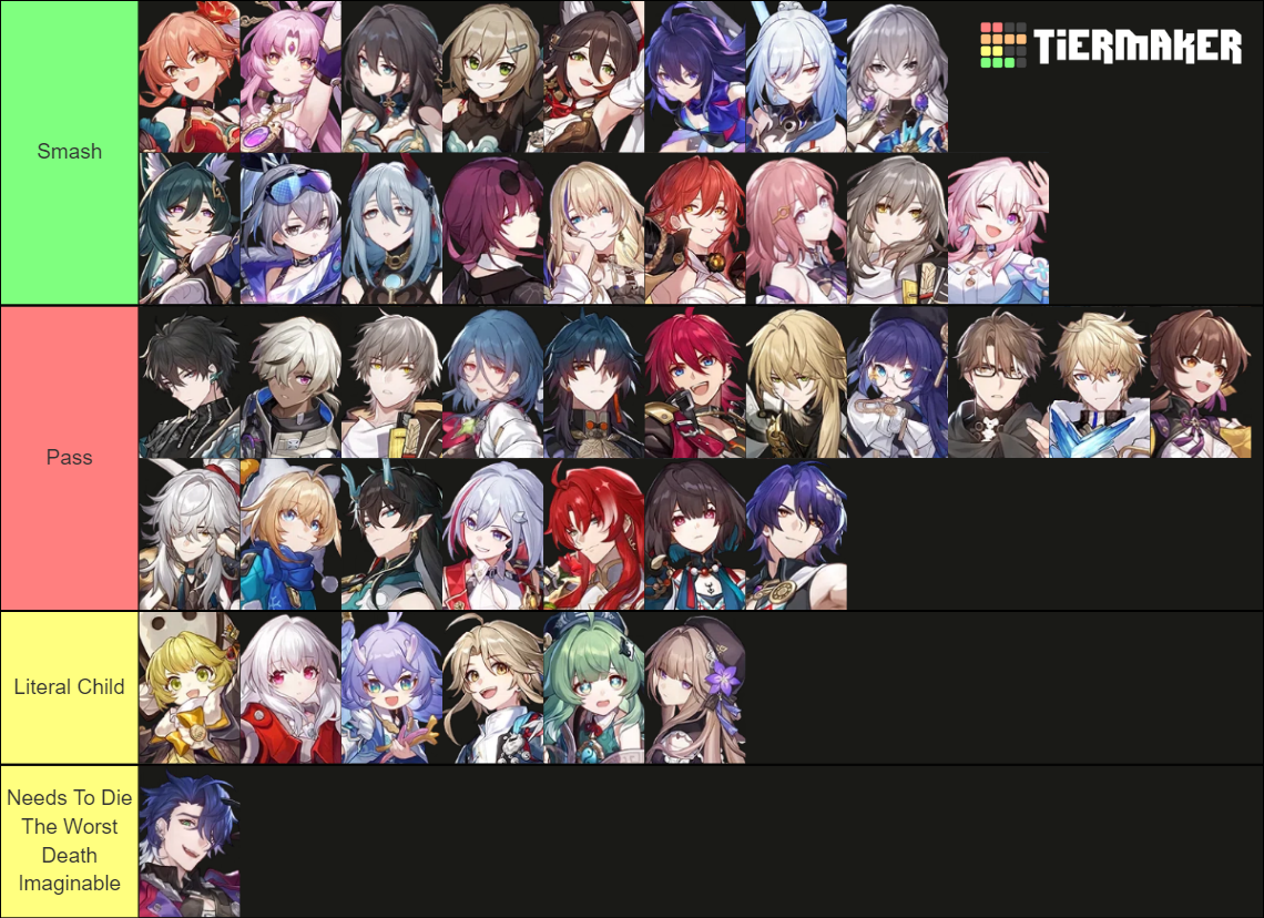 HSR Smash Or Pass Tier List Honkai Star Rail HoYoLAB