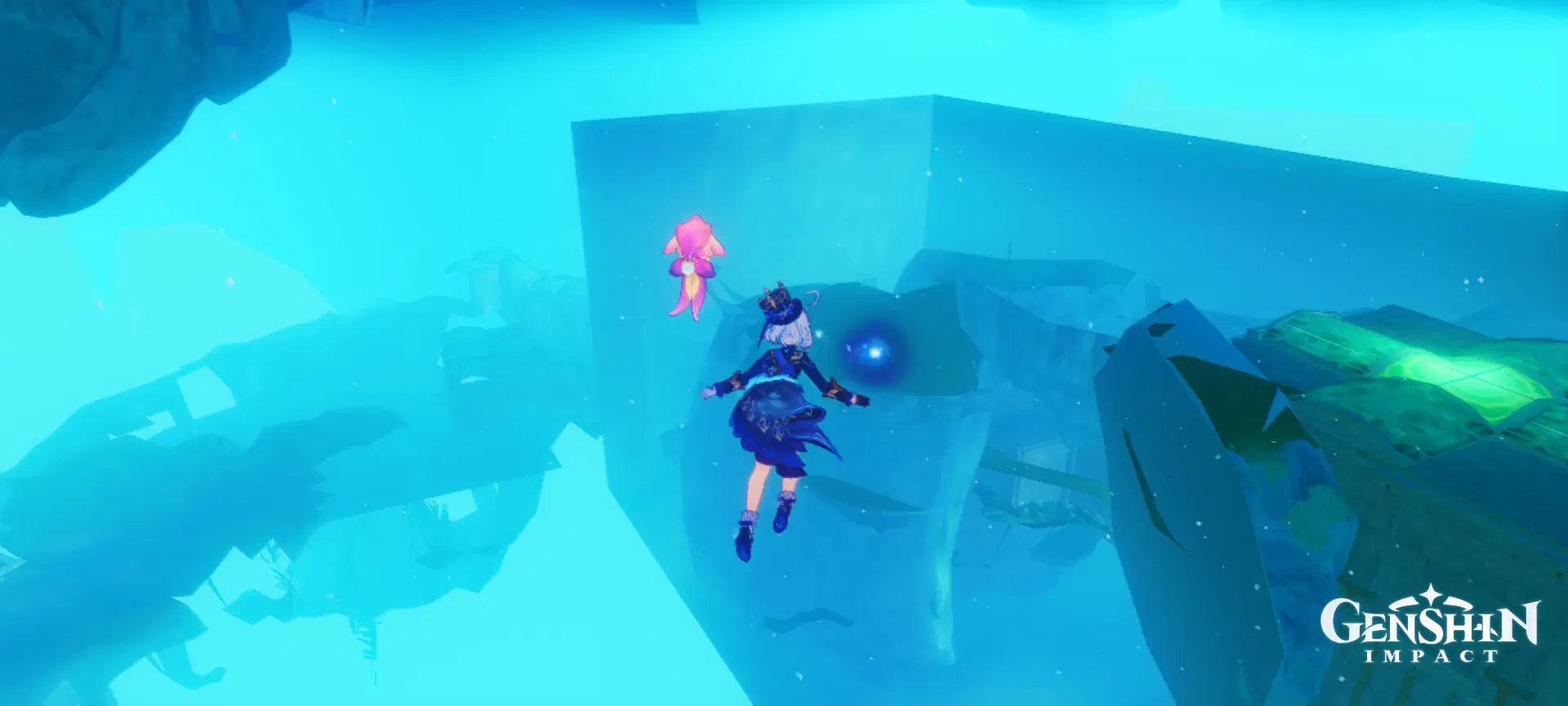 I found a glitch in Fontaine! It looks beautiful for pictures
