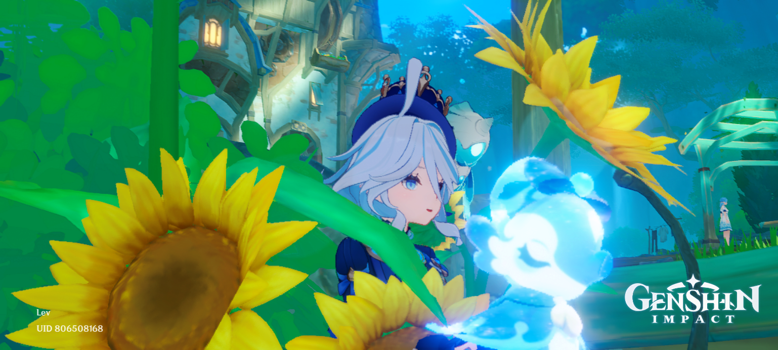 the sunflowers in the real annpausis ! Genshin Impact HoYoLAB