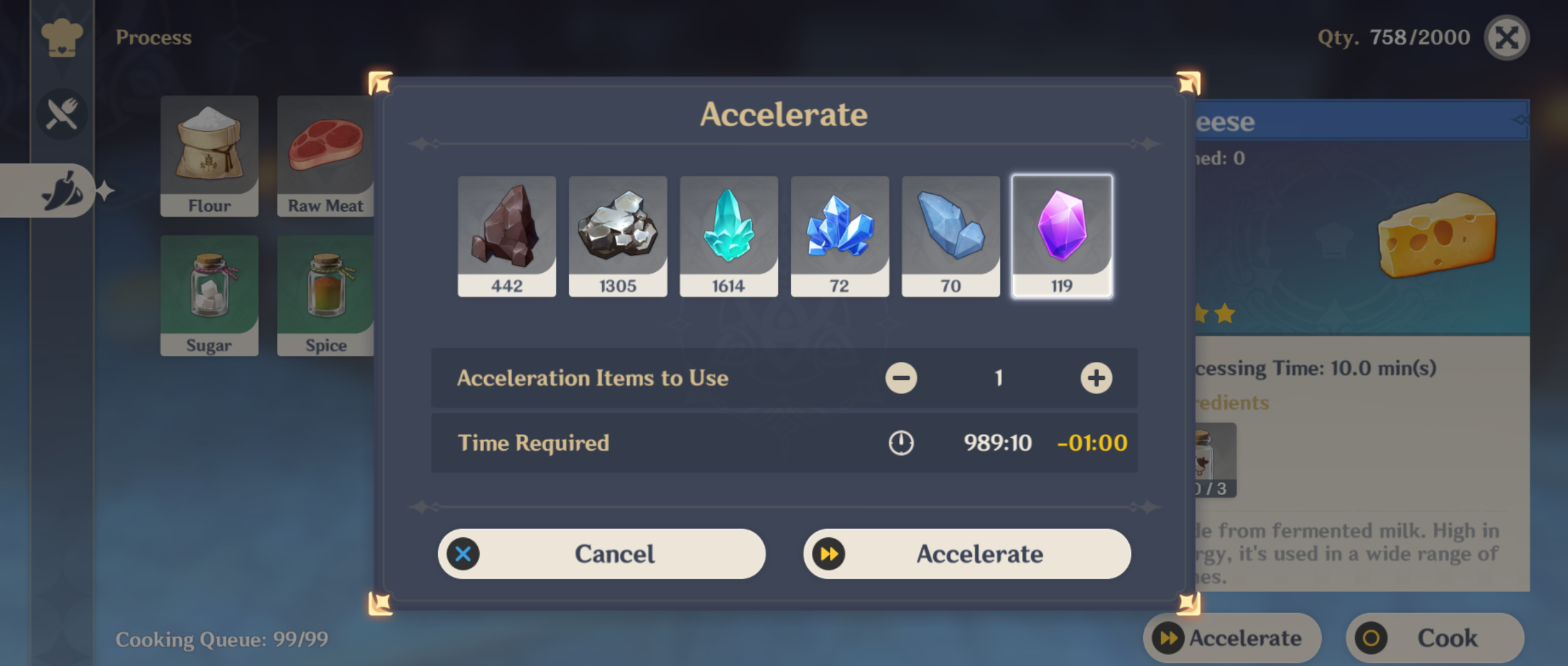 Food processing Genshin Impact HoYoLAB