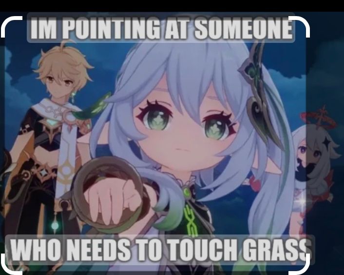 Touch grass… Genshin Impact HoYoLAB