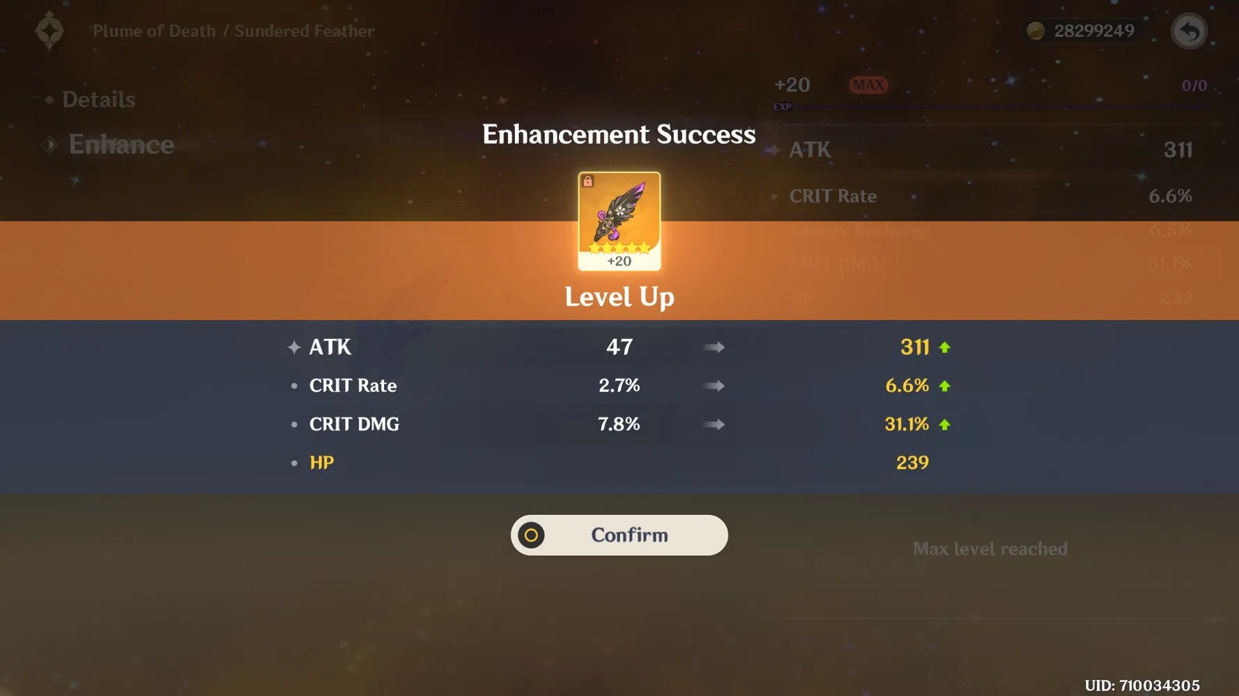 Best Artifact of my life Genshin Impact HoYoLAB