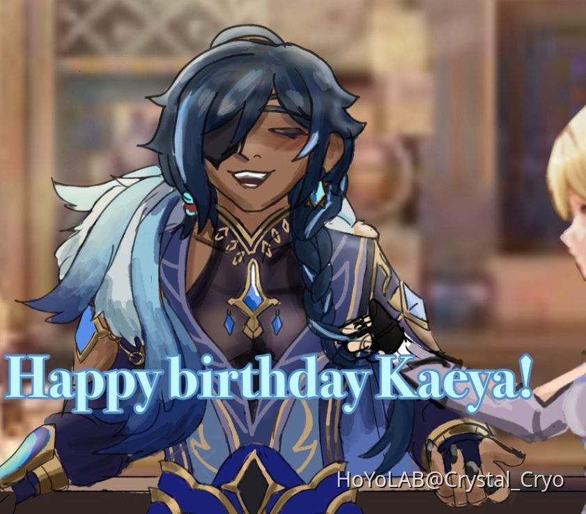 Art diary 330: Happy Birthday Kaeya! ️ Genshin Impact | HoYoLAB
