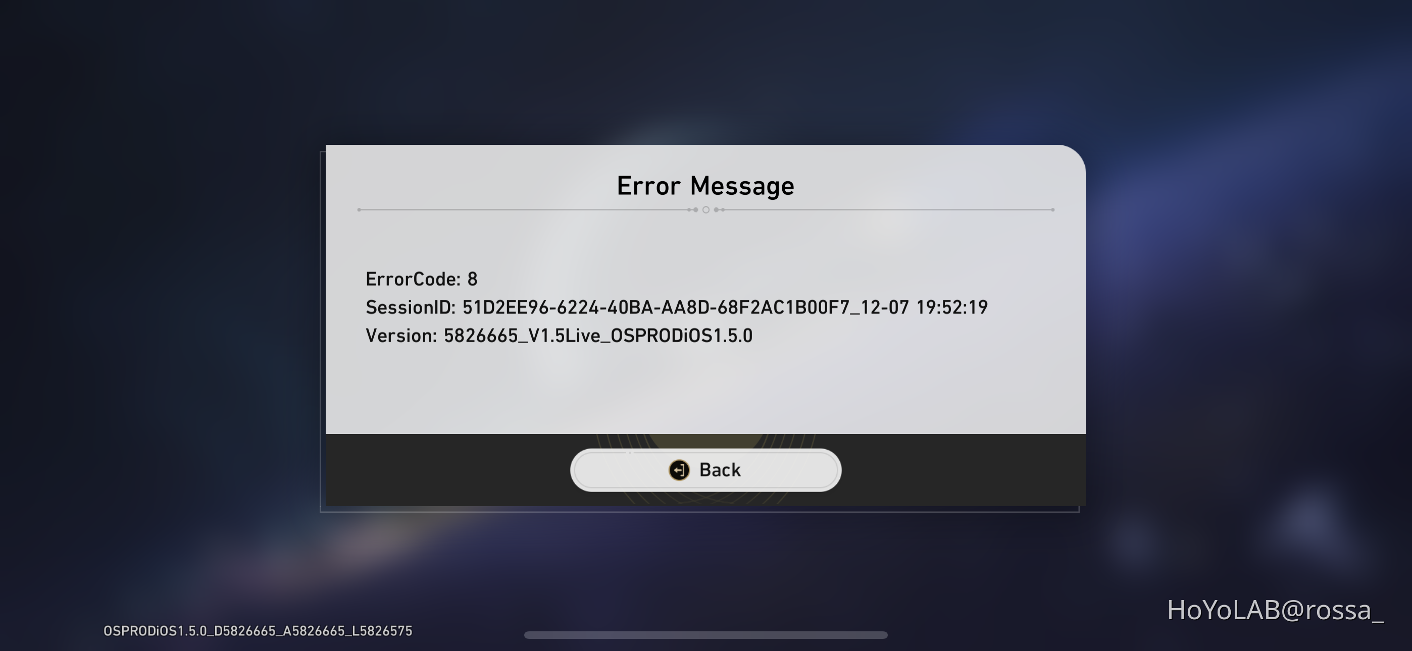 Error code 8 honkai star rail hoyolab