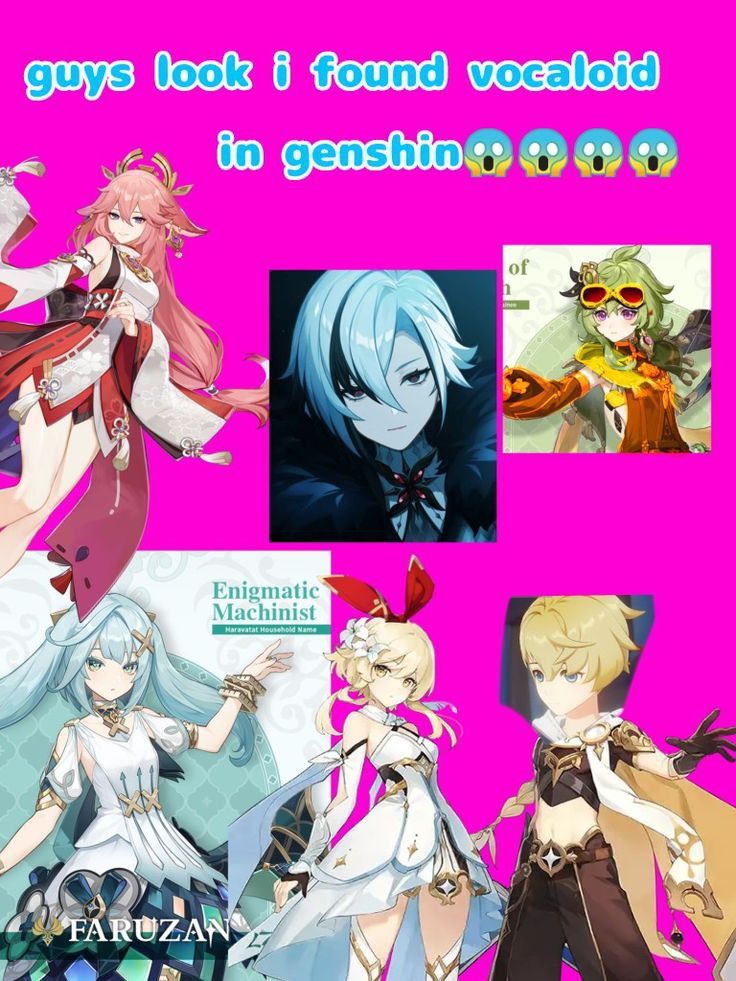 GENSHIN X VOCALOID !?! Genshin Impact HoYoLAB