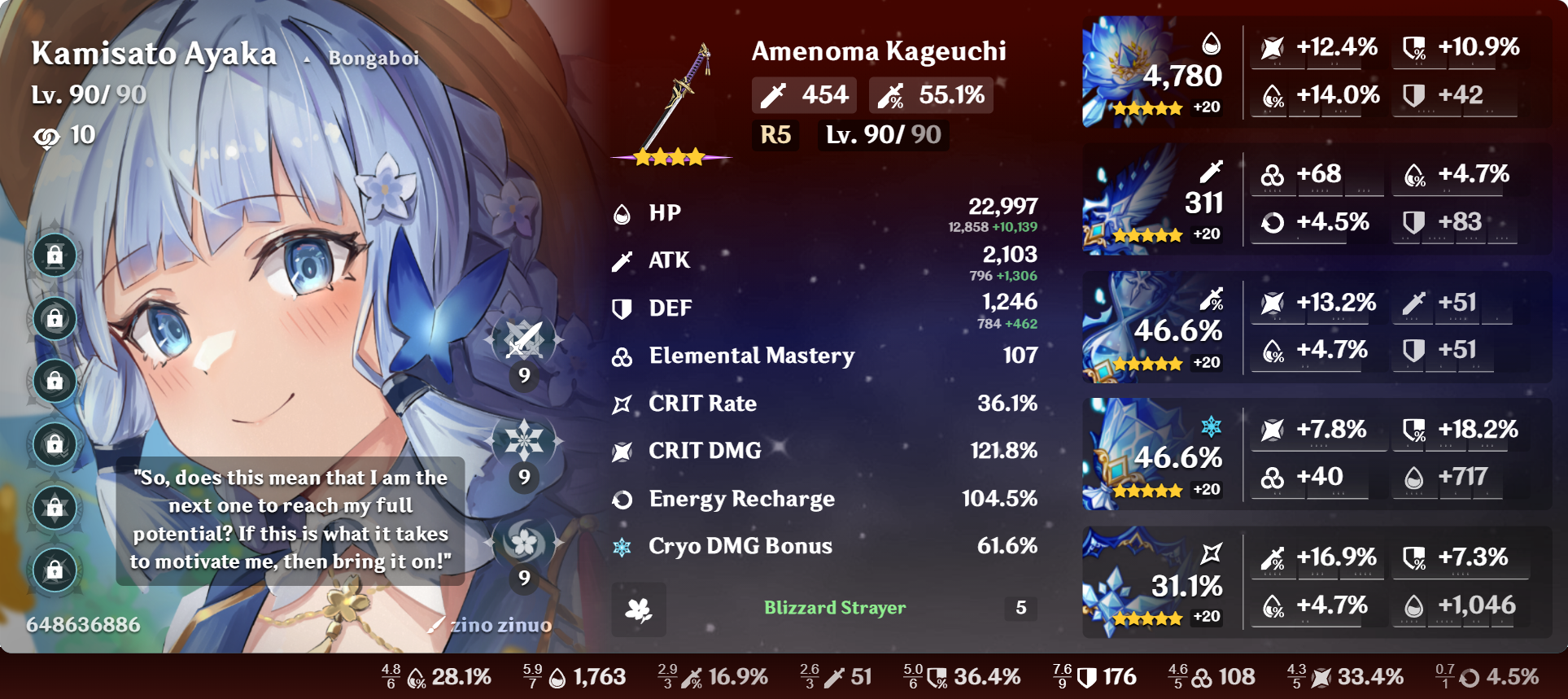 Ayaka. 9-9-9. Genshin Impact | HoYoLAB