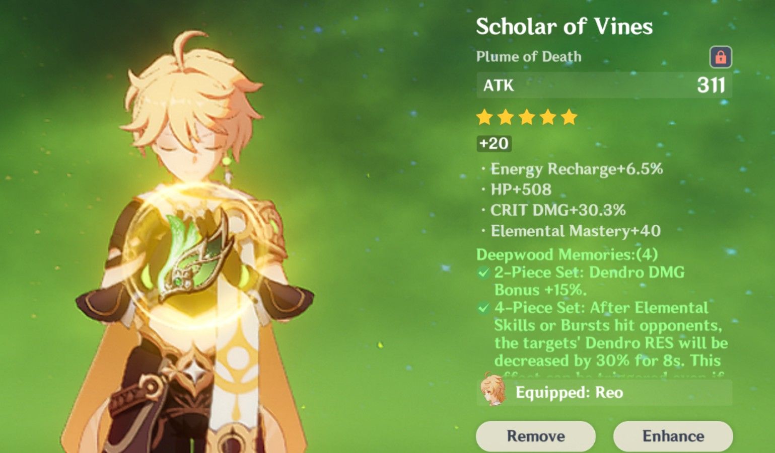 2 new good artifacts for Aether 🥹 Genshin Impact HoYoLAB