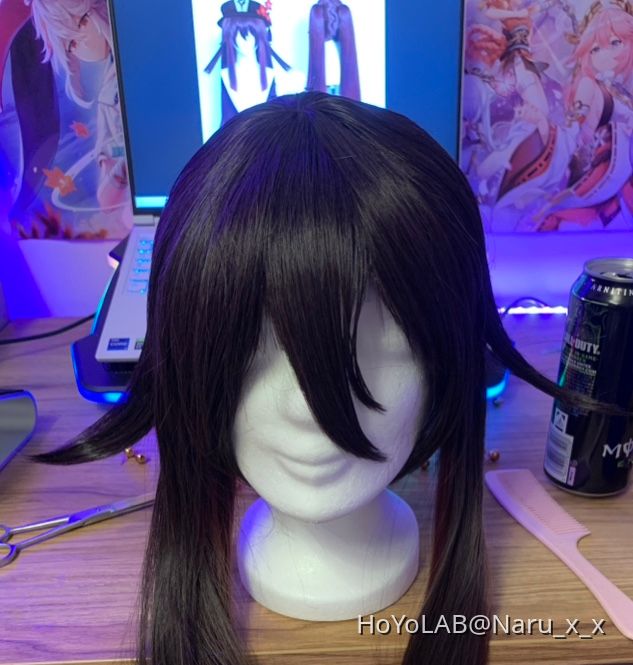 Serene Hu Tao Wig Background Collection