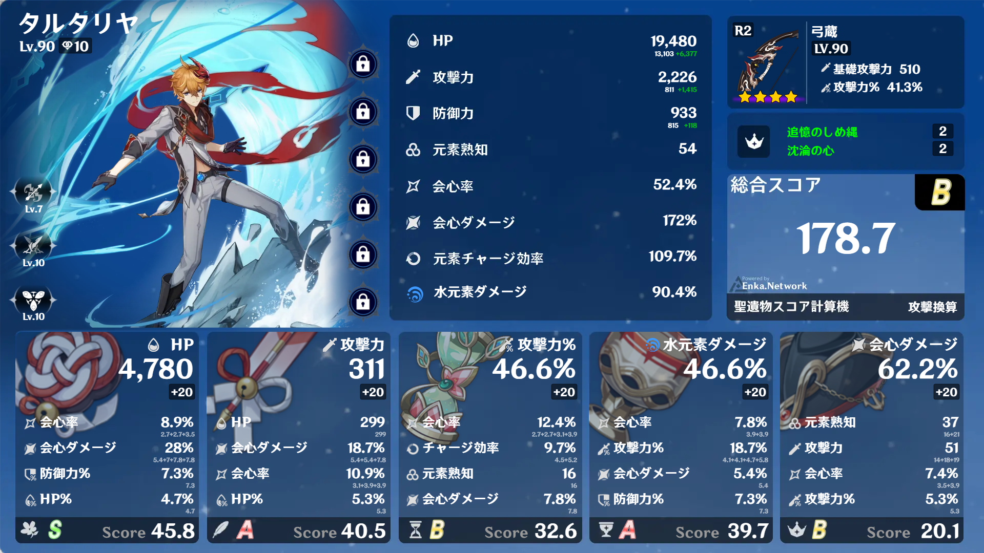 タルタリヤにおける静寂の唄と弓蔵 Genshin Impact | HoYoLAB