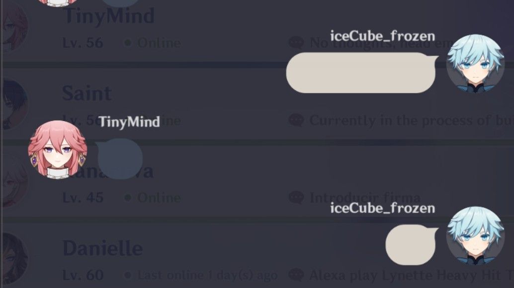 Shadow language Genshin Impact HoYoLAB