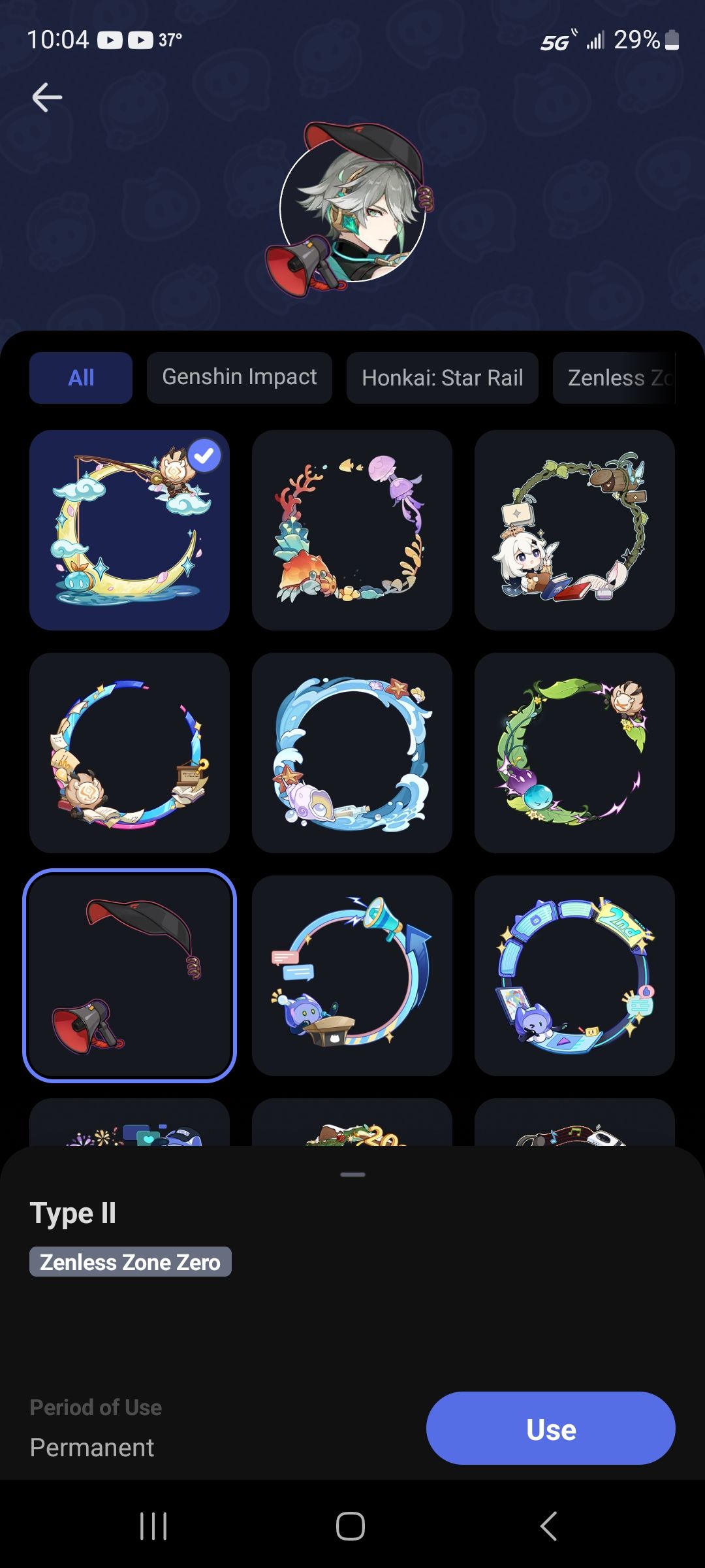 Avatar Frame. Genshin Impact HoYoLAB