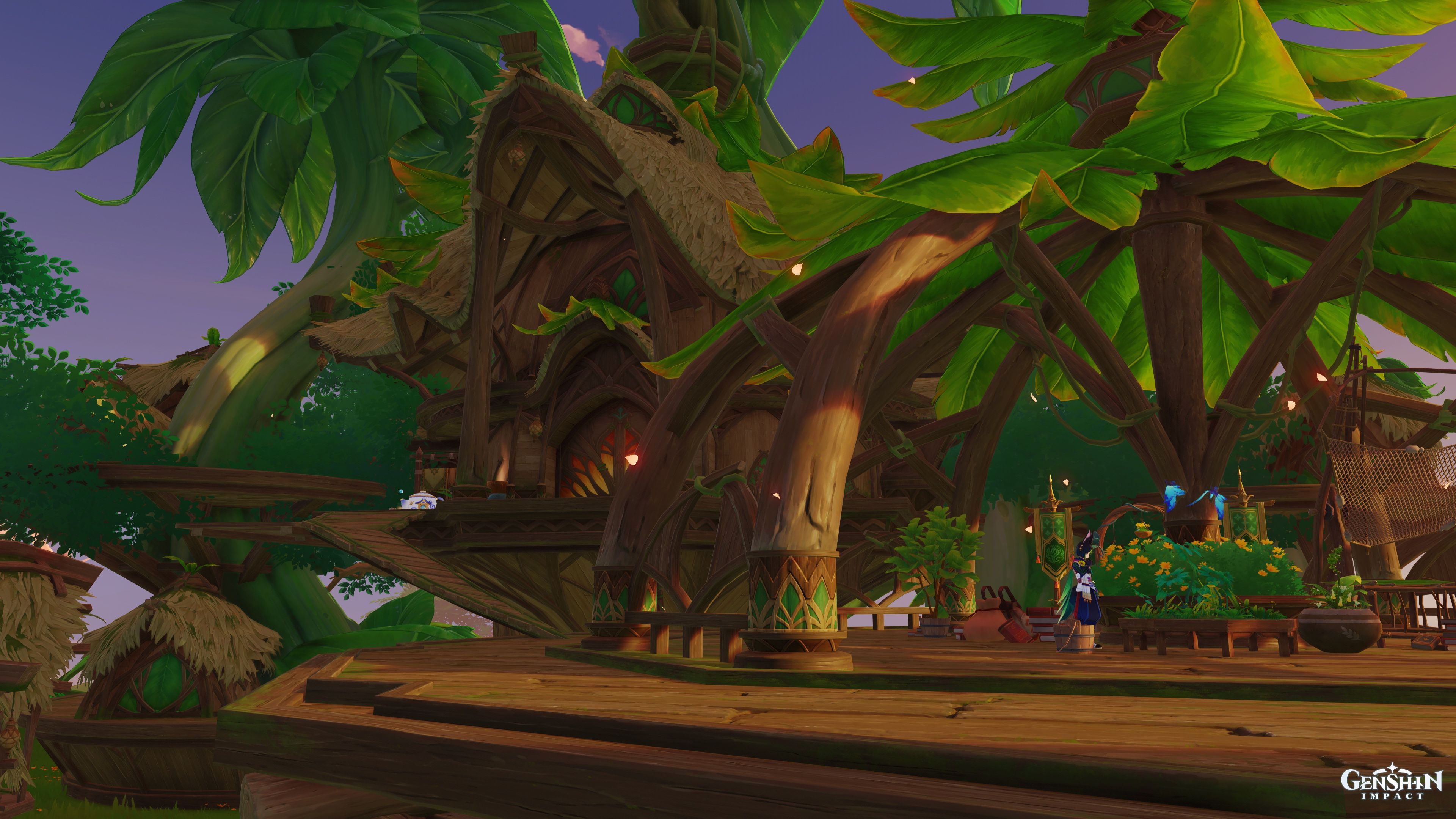 come tour my sumeru serenitea pot with me! 🫖 (part one outdoor builds