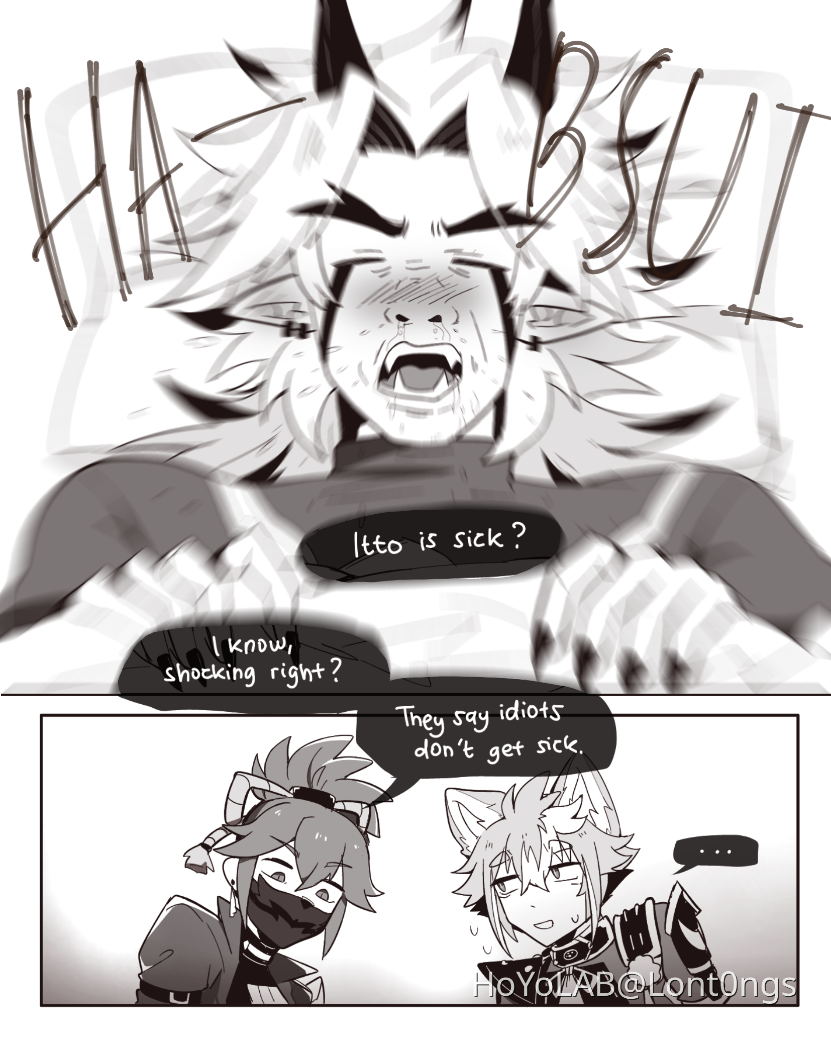 Ittorouweek 2023 day 2 sickness Genshin Impact HoYoLAB