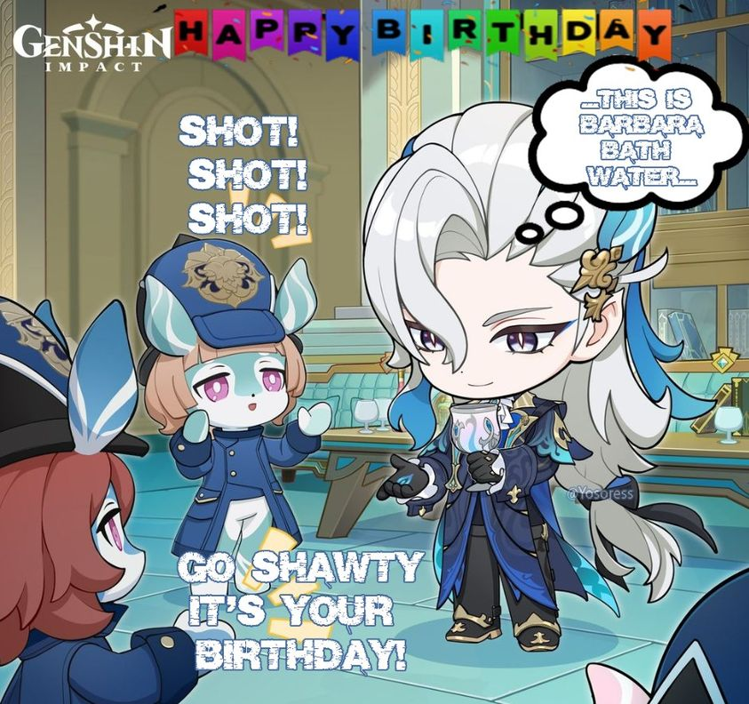 Happy birthday Neuv Genshin Impact | HoYoLAB