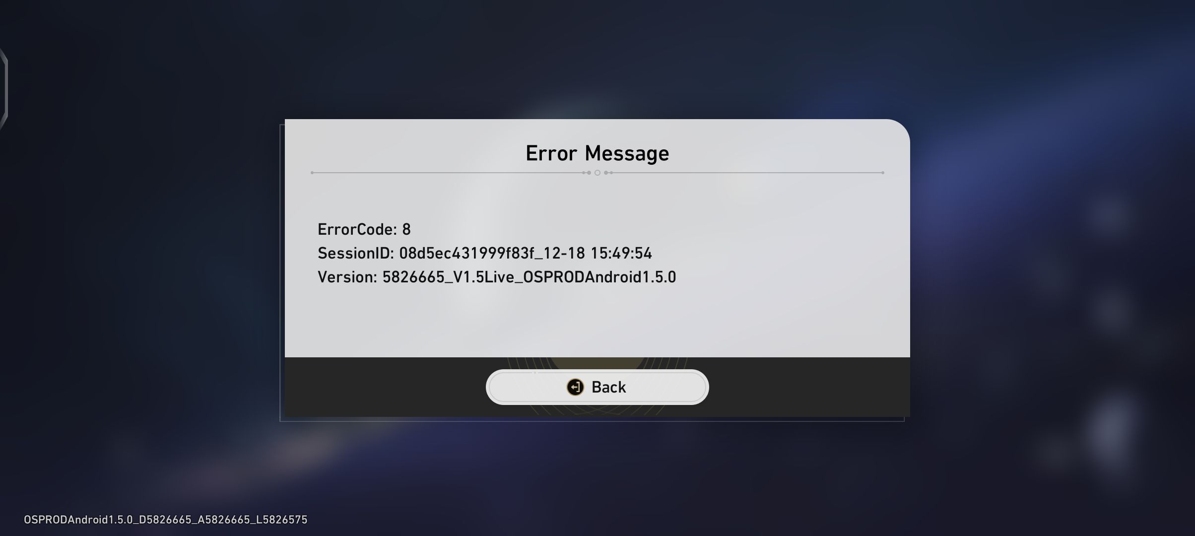 How do i fix error code 8 honkai star rail hoyolab