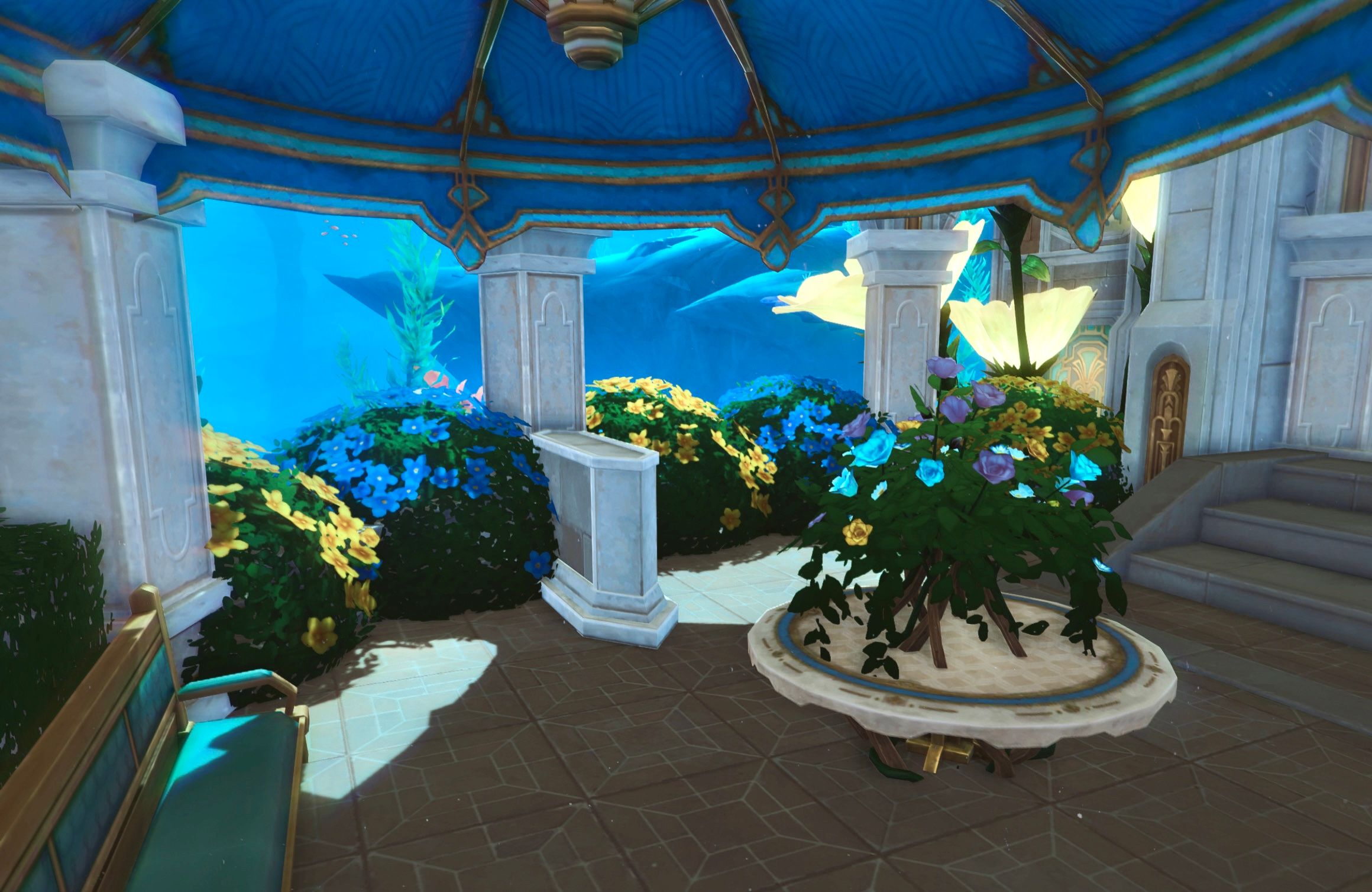 4.3 Teapot Showcase + Replica | Fontaine Luxurious Deep Blue