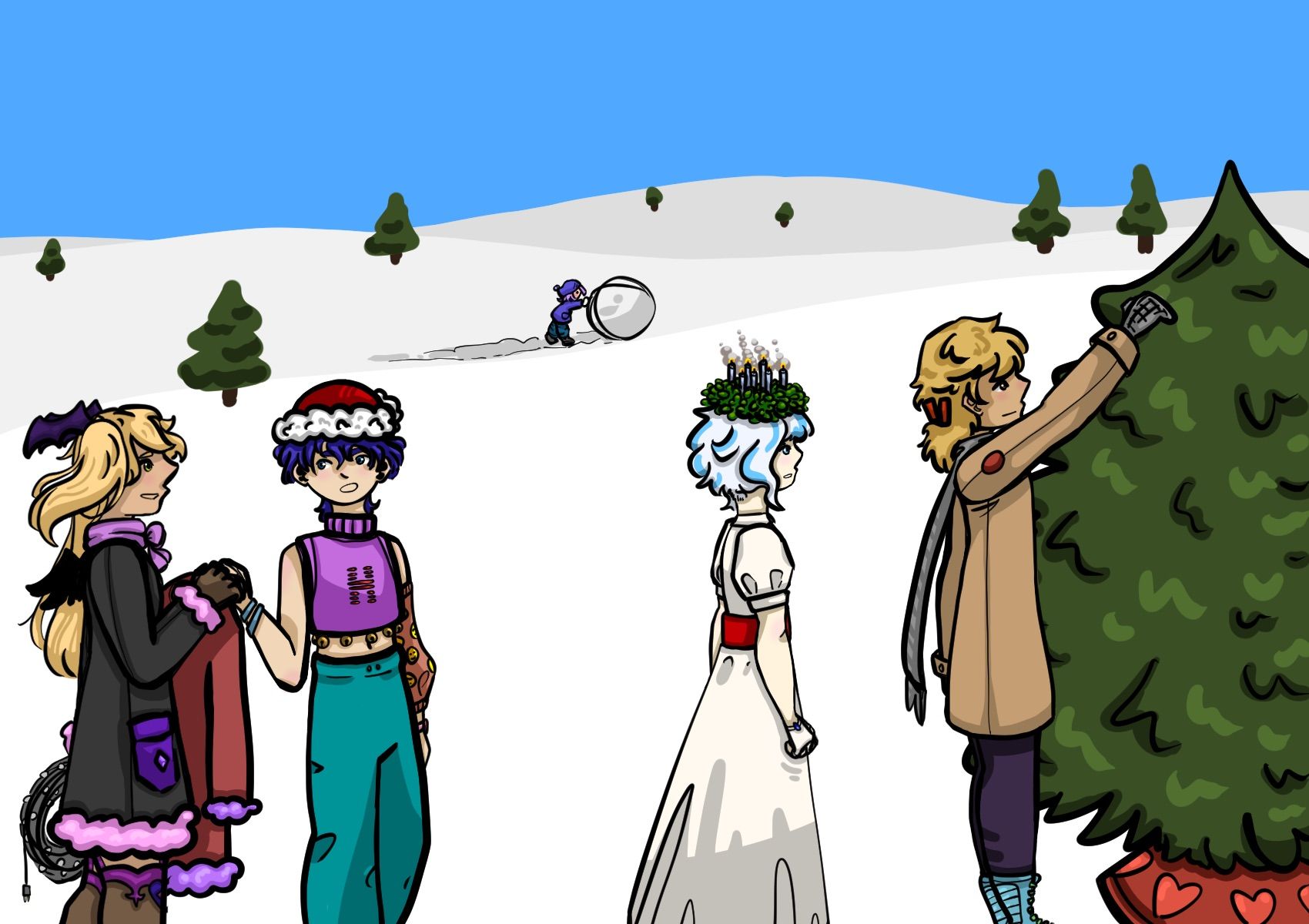 4 Days Until Winter Break I Was So Close To Posting On Time Genshin 