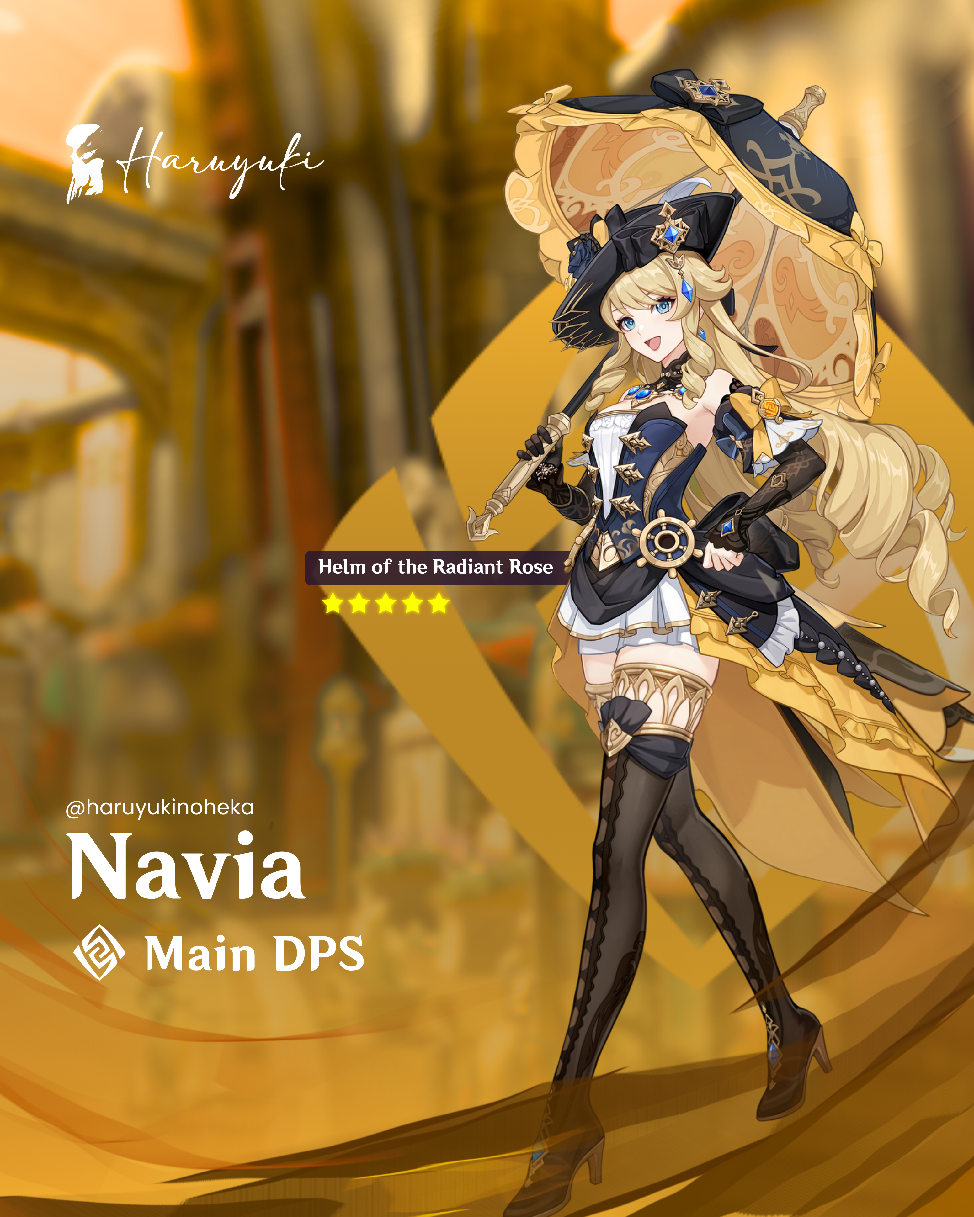 テラノヴァ　必須　 Mini Guide] Navia Main DPS Genshin Impact | HoYoLAB