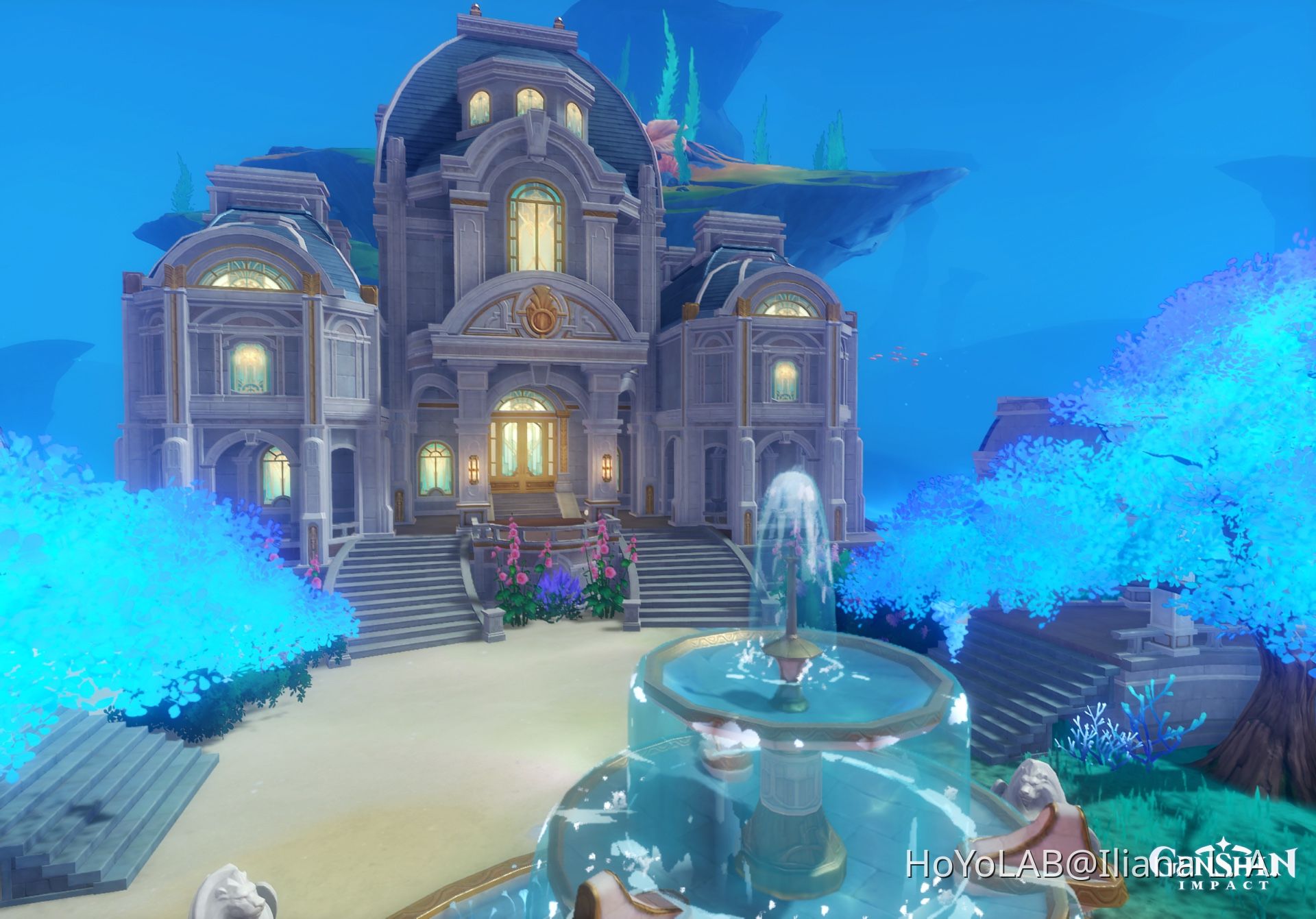 Fontaine Styled Garden Genshin Impact | HoYoLAB