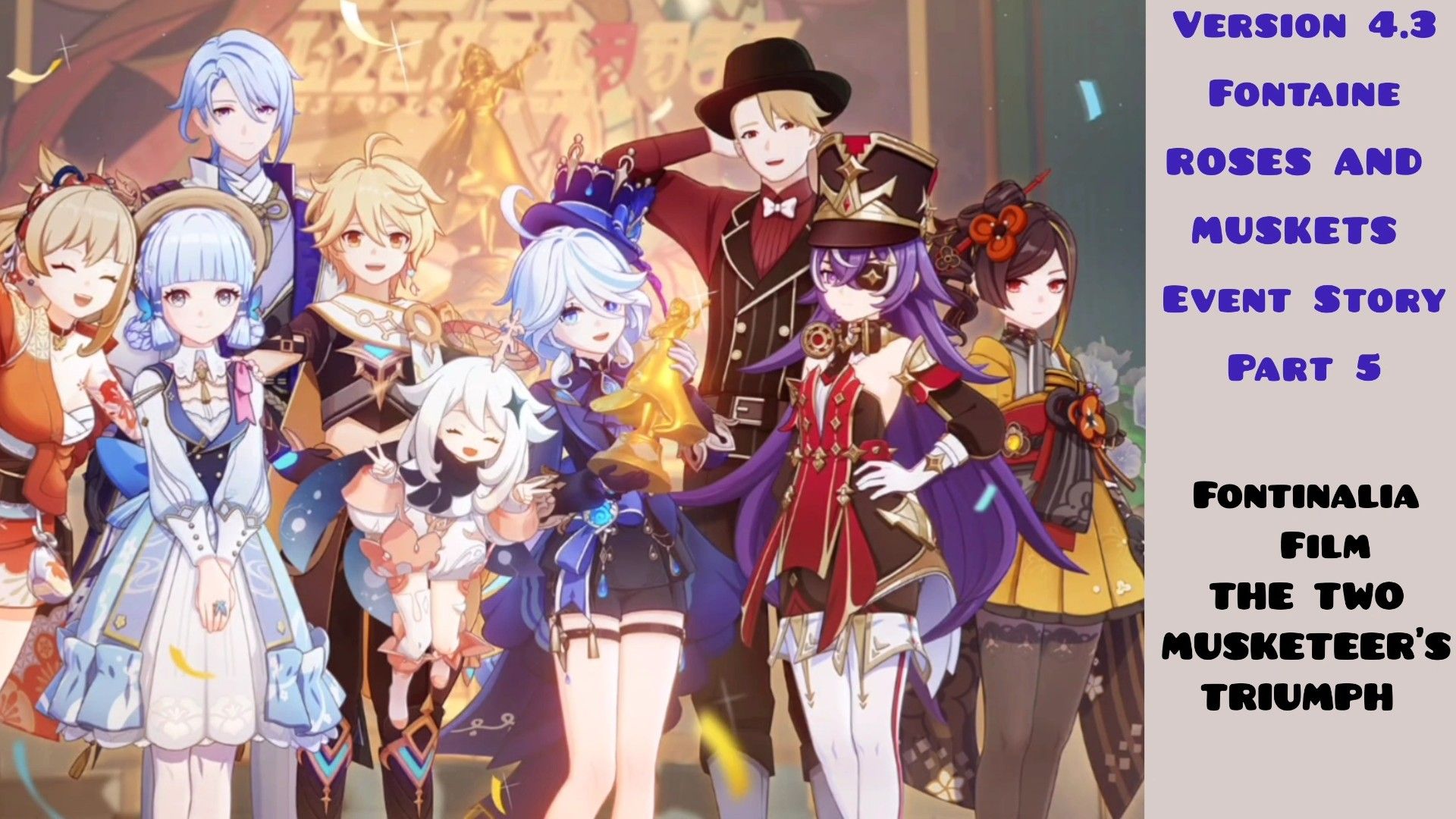 THE FINALE Roses And Muskets Event Story part 5 WALKTHROUGH Genshin