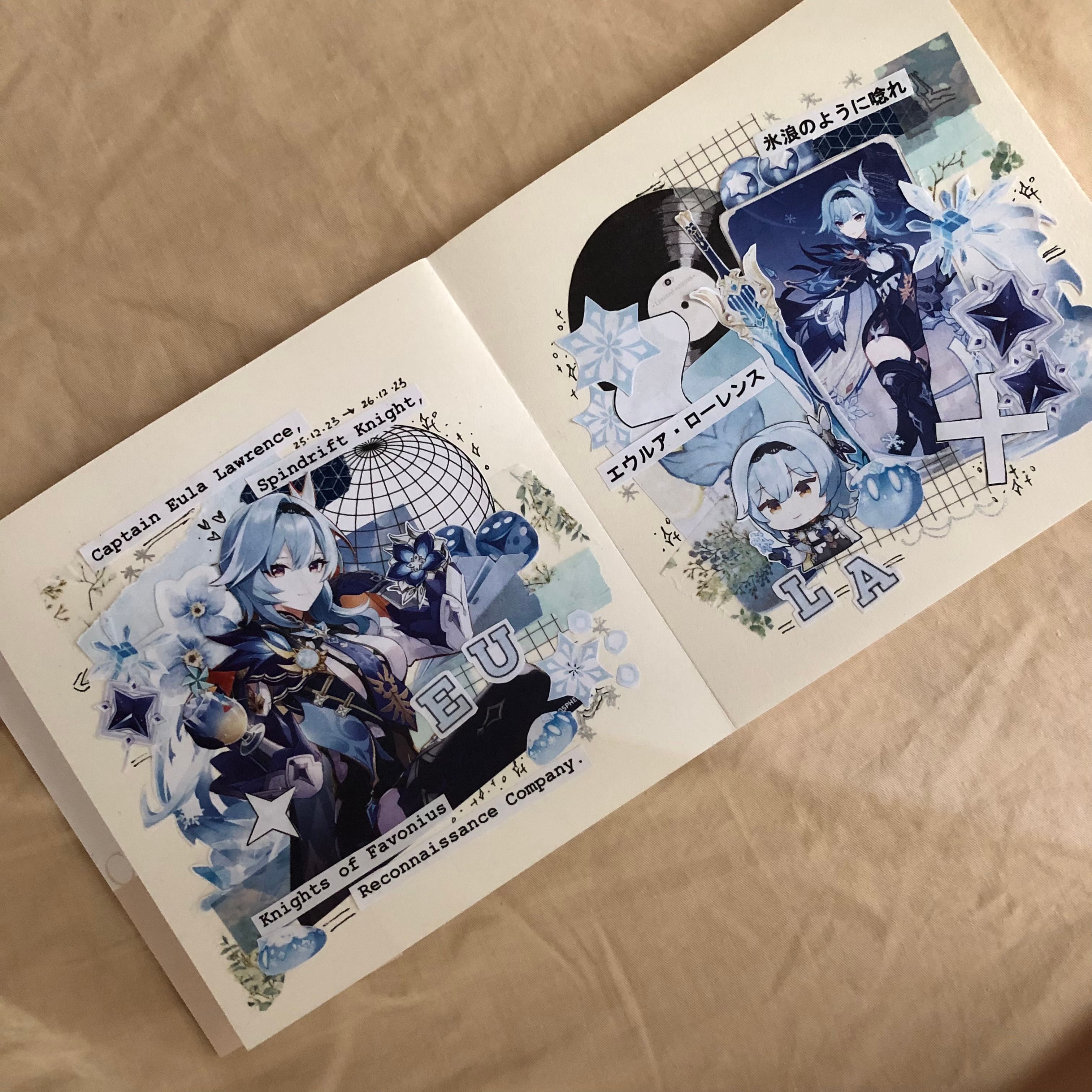 Eula Journal Spread Genshin Impact HoYoLAB