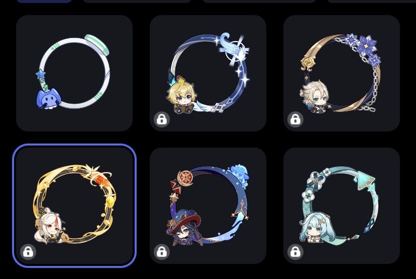 New frames? Genshin Impact HoYoLAB