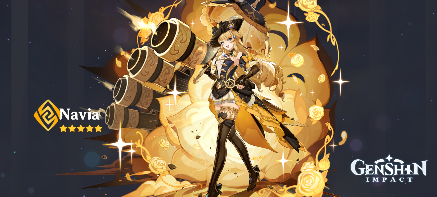 WAHHHH!! I WAS CASUALLY WISHING AND UNEXPECTEDLY GOT NAVIA!!! Genshin