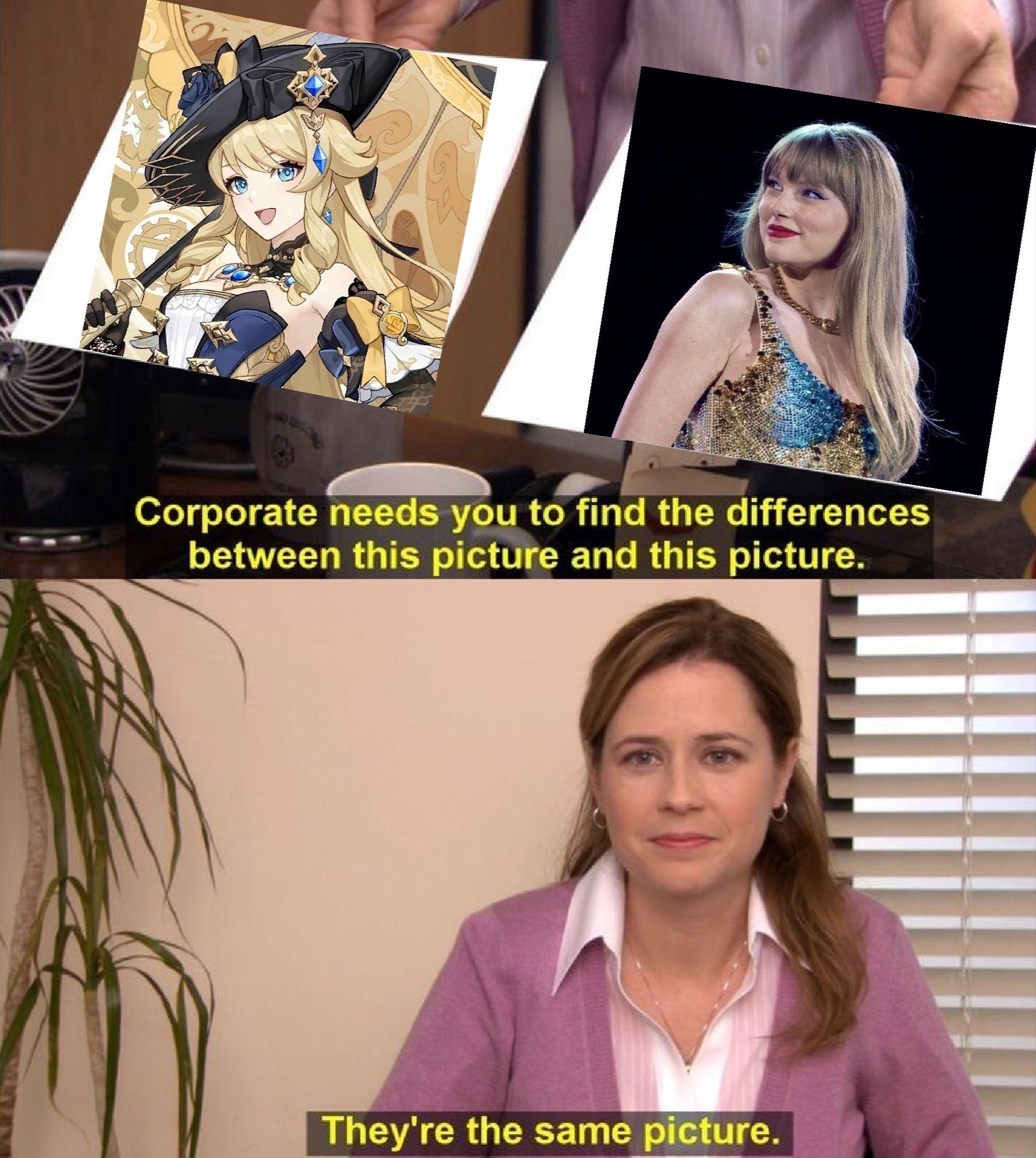 They're the same picture. Genshin Impact | HoYoLAB