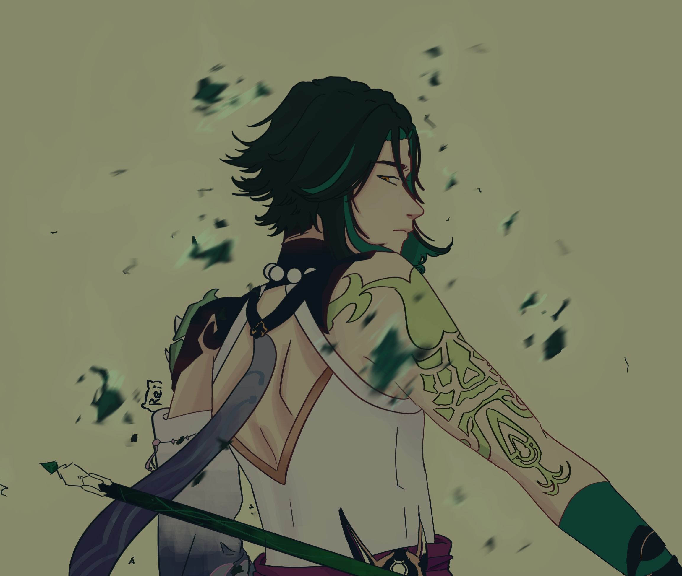 Digital Art Xiao Genshin Impact | HoYoLAB