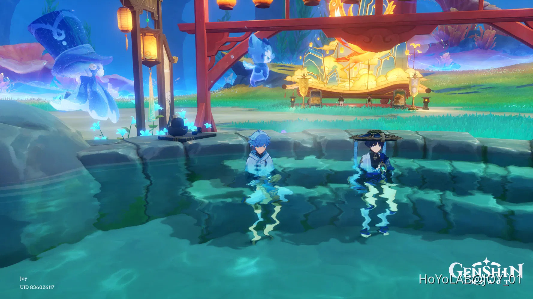 Visit to a dear friend Serenitea Pot Genshin Impact HoYoLAB