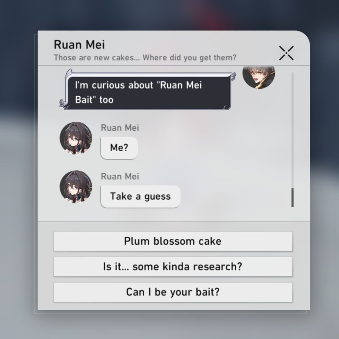 Didn't expect the bait rizz from Trailblazer Honkai: Star Rail | HoYoLAB