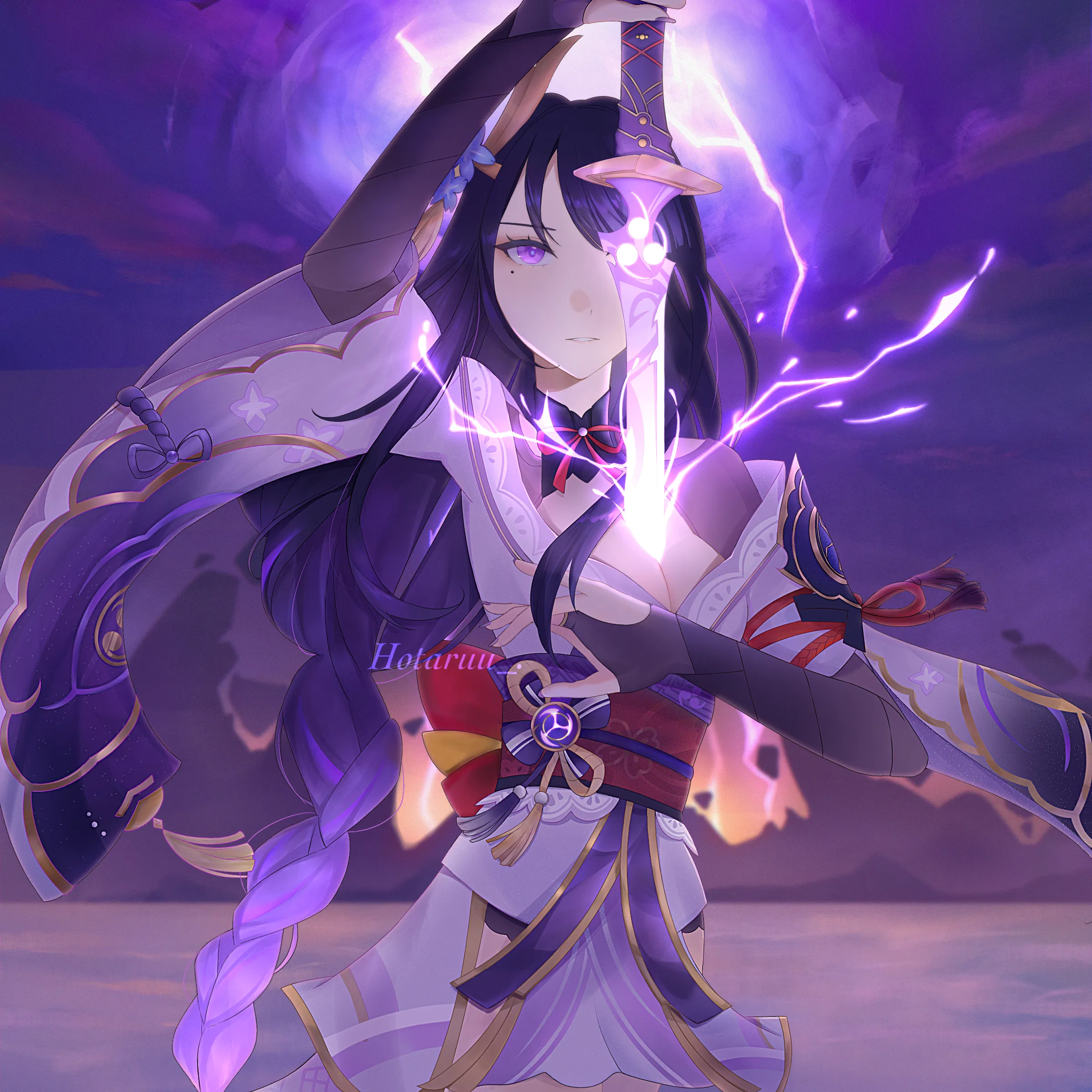 Shogun Raiden Fan Art Genshin Impact | HoYoLAB