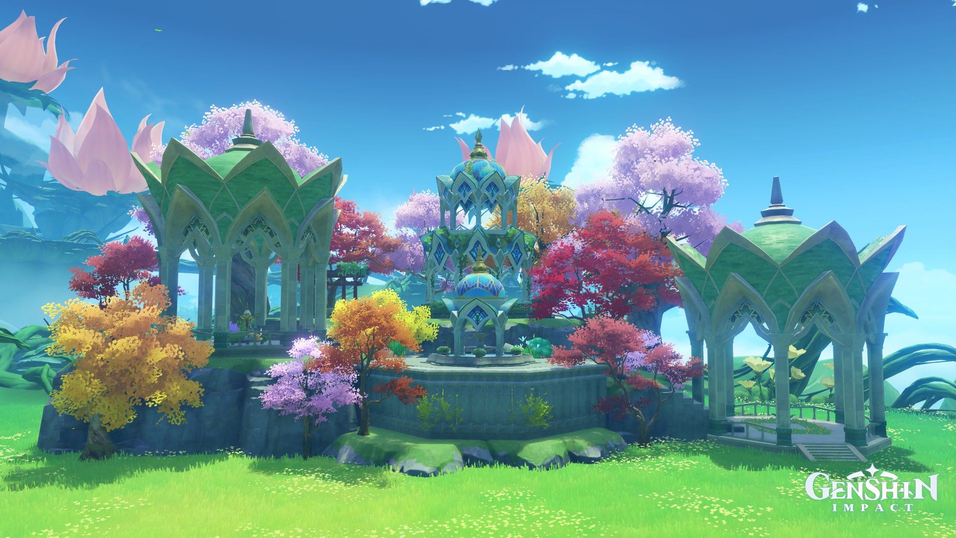 Garden Designs in my Sumeru Teapot Genshin Impact | HoYoLAB