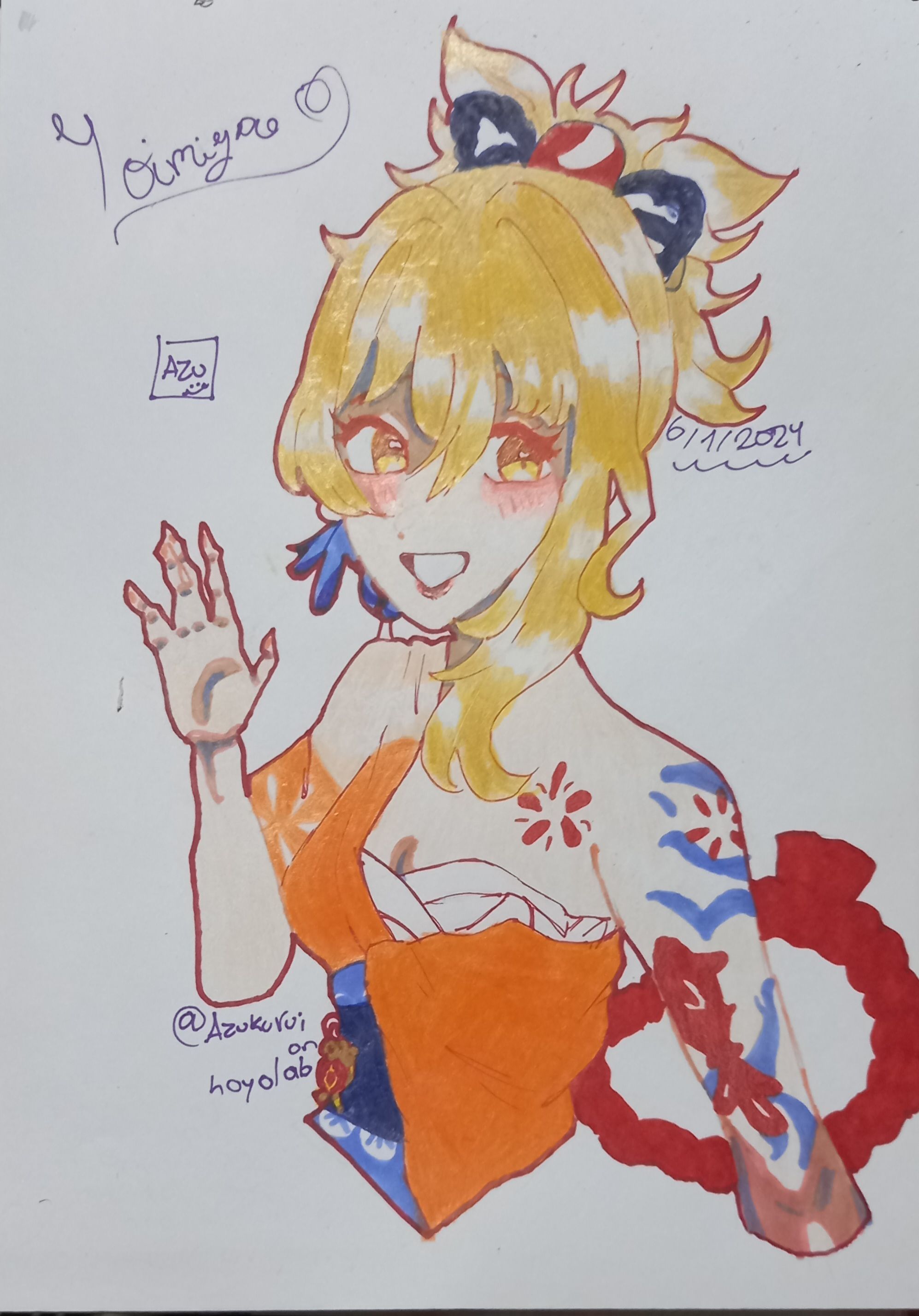 Yoimiya!♡ Genshin Impact | HoYoLAB