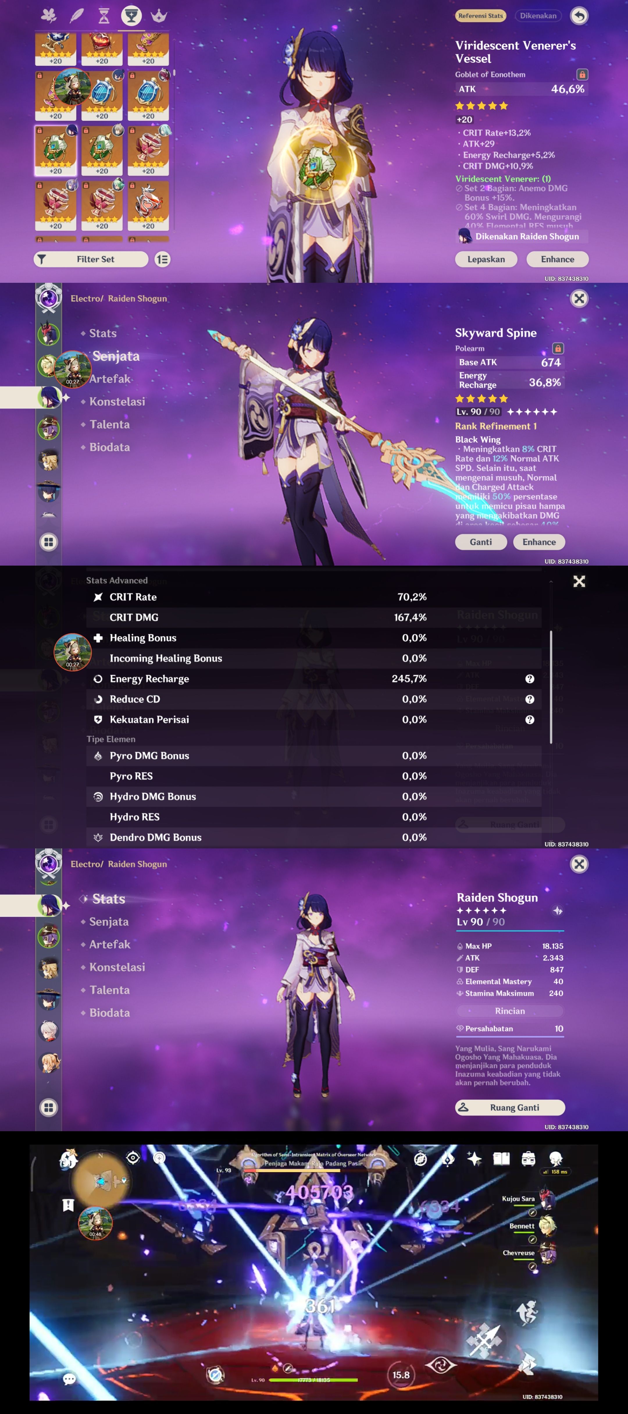 Goblet Electro > Goblet Atk di team raiden chevreuse hyperload Genshin ...