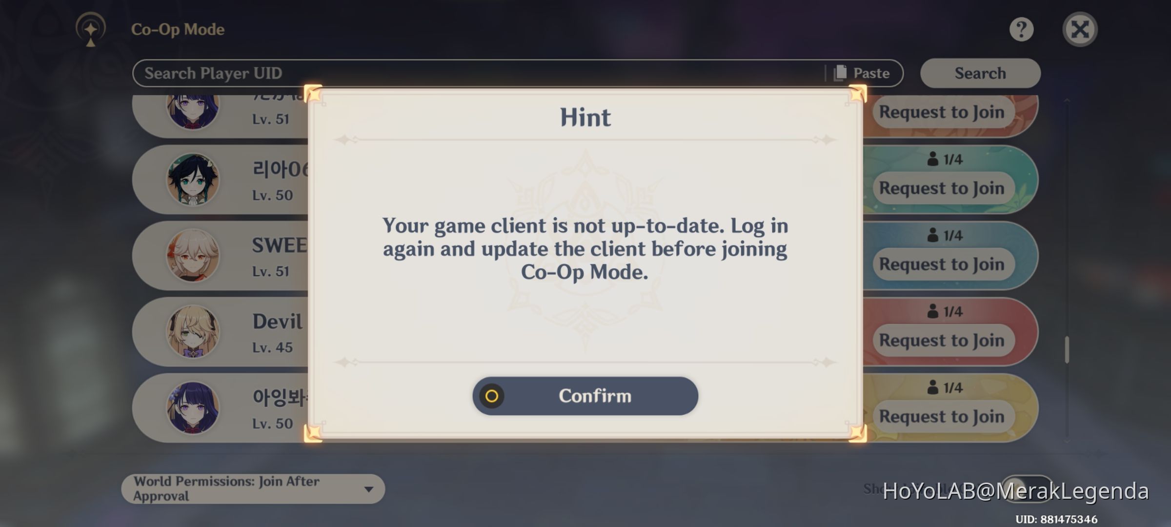 This is my first time getting this problem. -_-' Genshin Impact | HoYoLAB