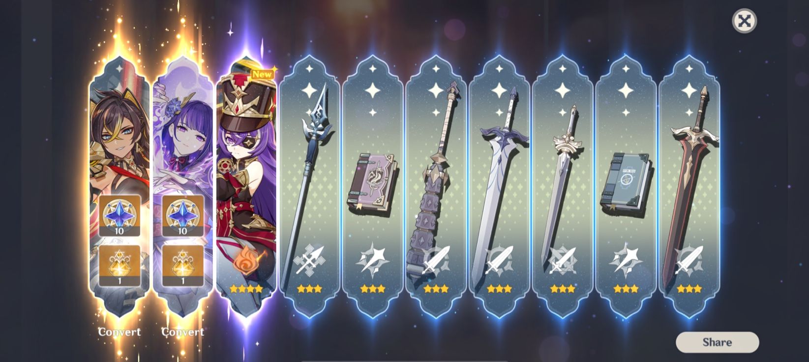 First time getting double 5 Star after 3 years of playing. Genshin ...