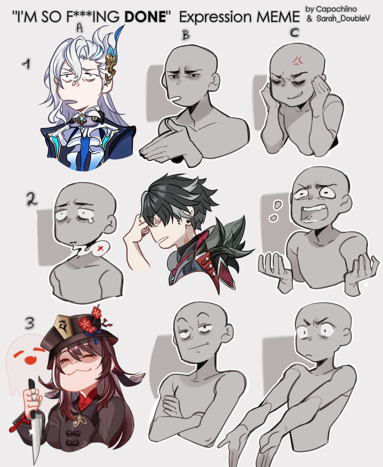 Character Expression Chart (4) Genshin Impact | HoYoLAB