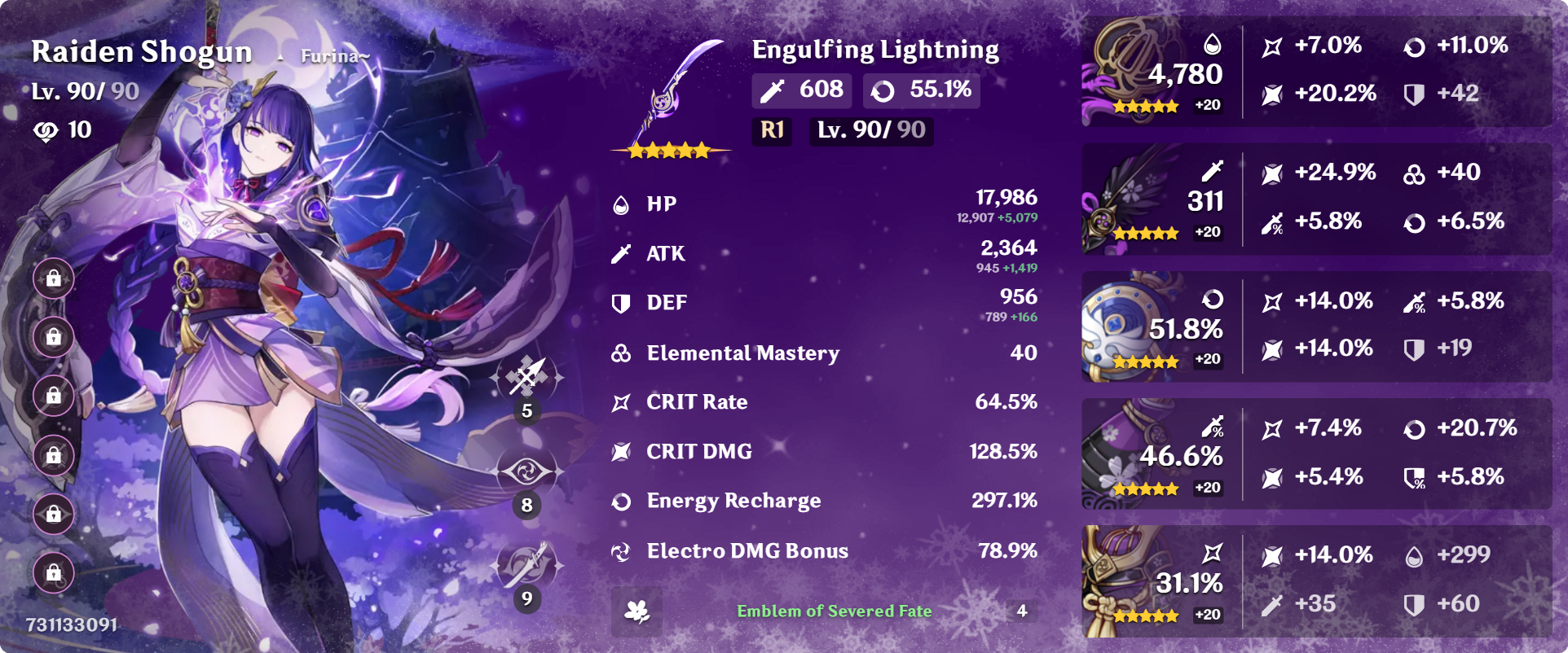 New Raiden Design My new Raiden Build~! Genshin Impact | HoYoLAB