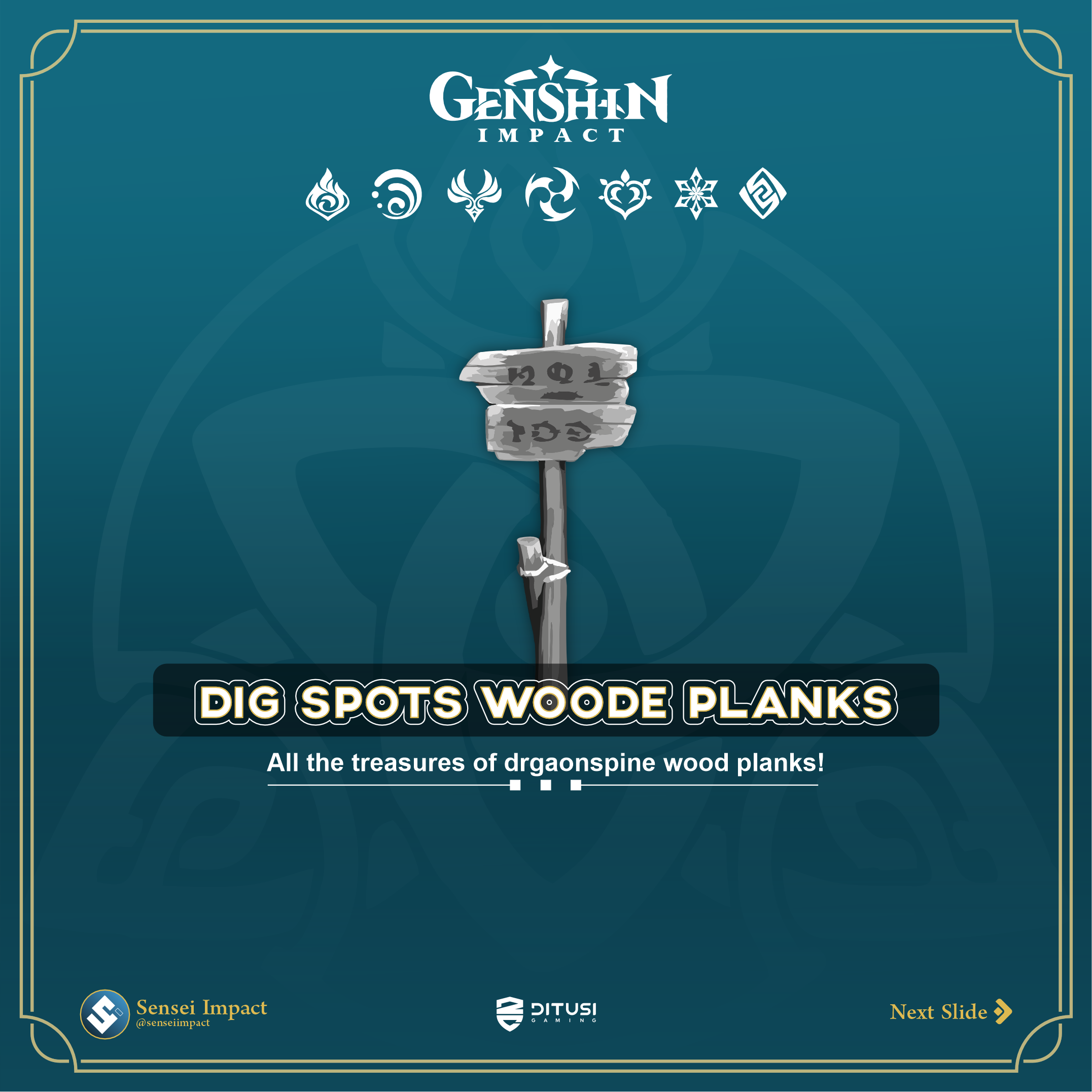 Dig Spots (wooden planks) Genshin Impact HoYoLAB