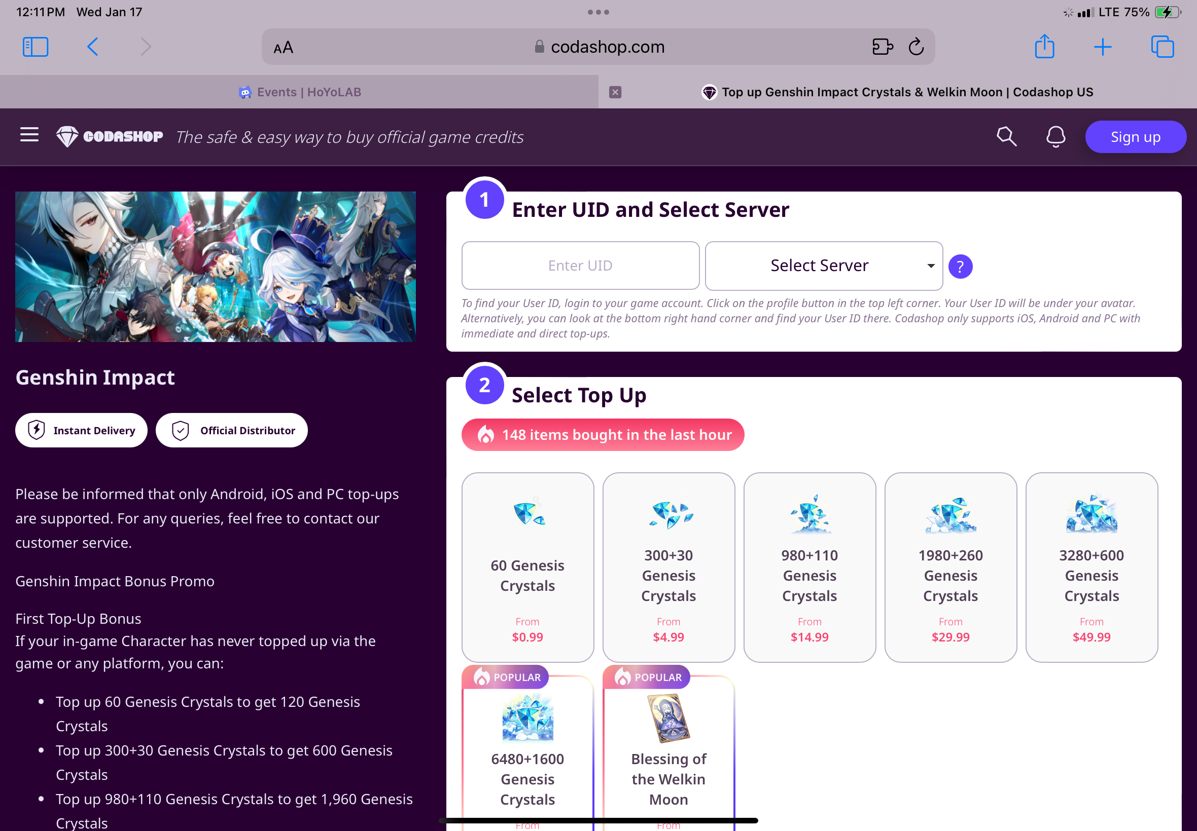 So is this legit our what? Genshin Impact HoYoLAB