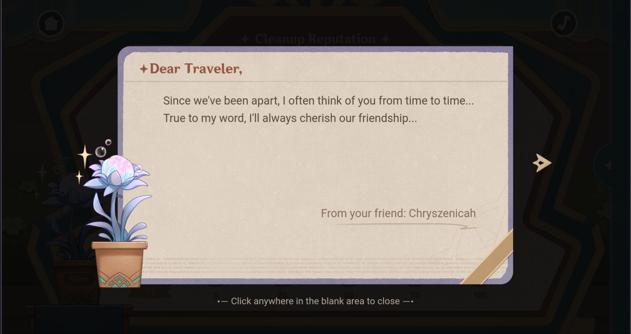 Flower from a Friend Genshin Impact HoYoLAB