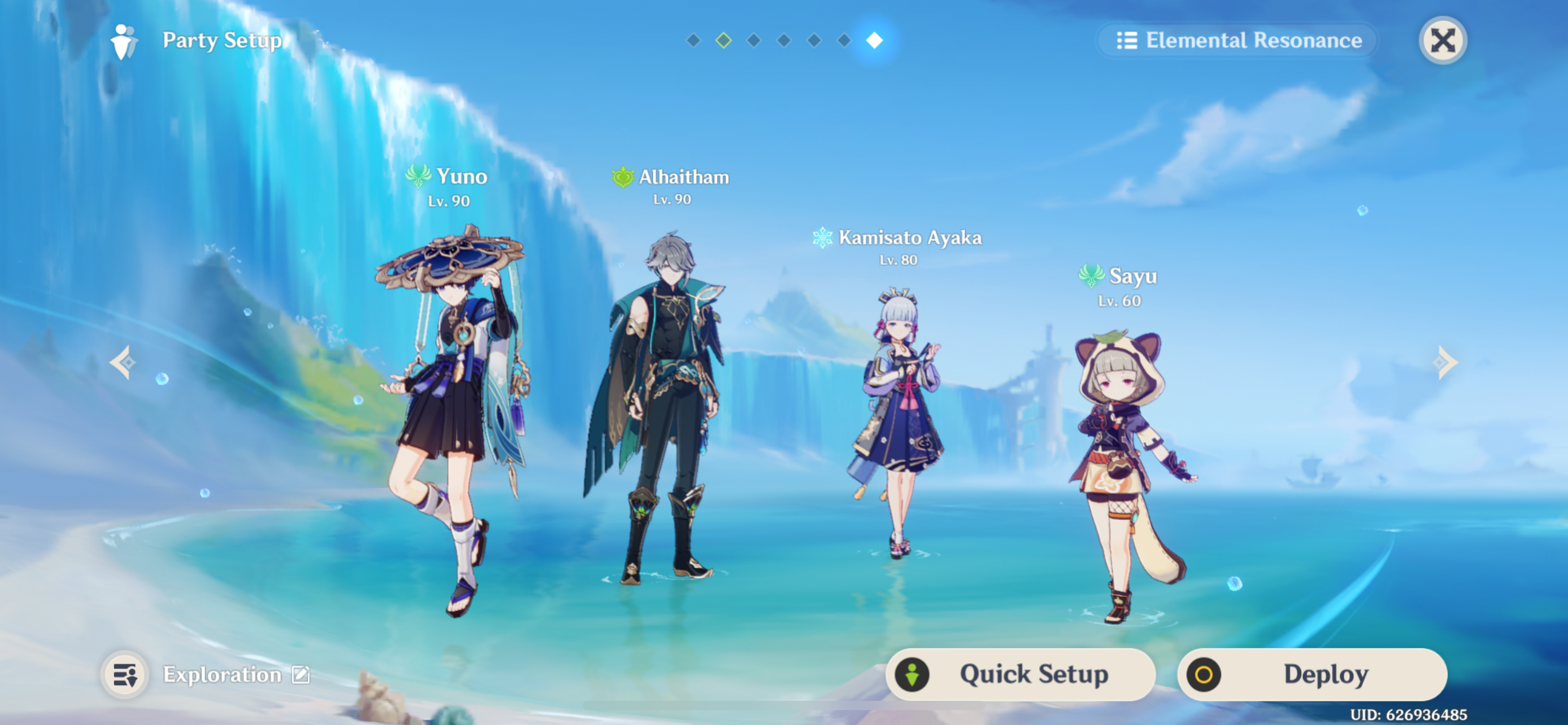 My exploration team Genshin Impact | HoYoLAB