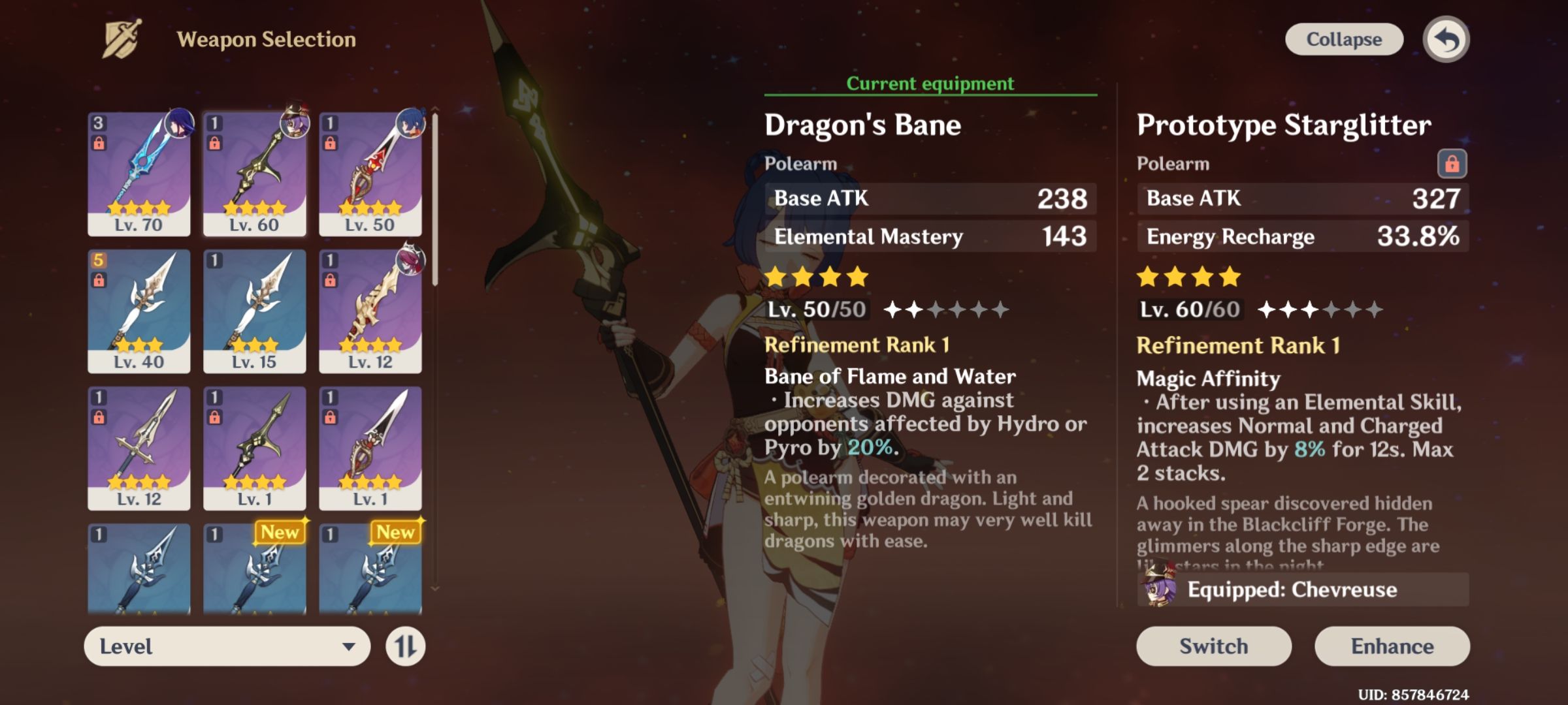 Xiangling's weapon? Genshin Impact HoYoLAB