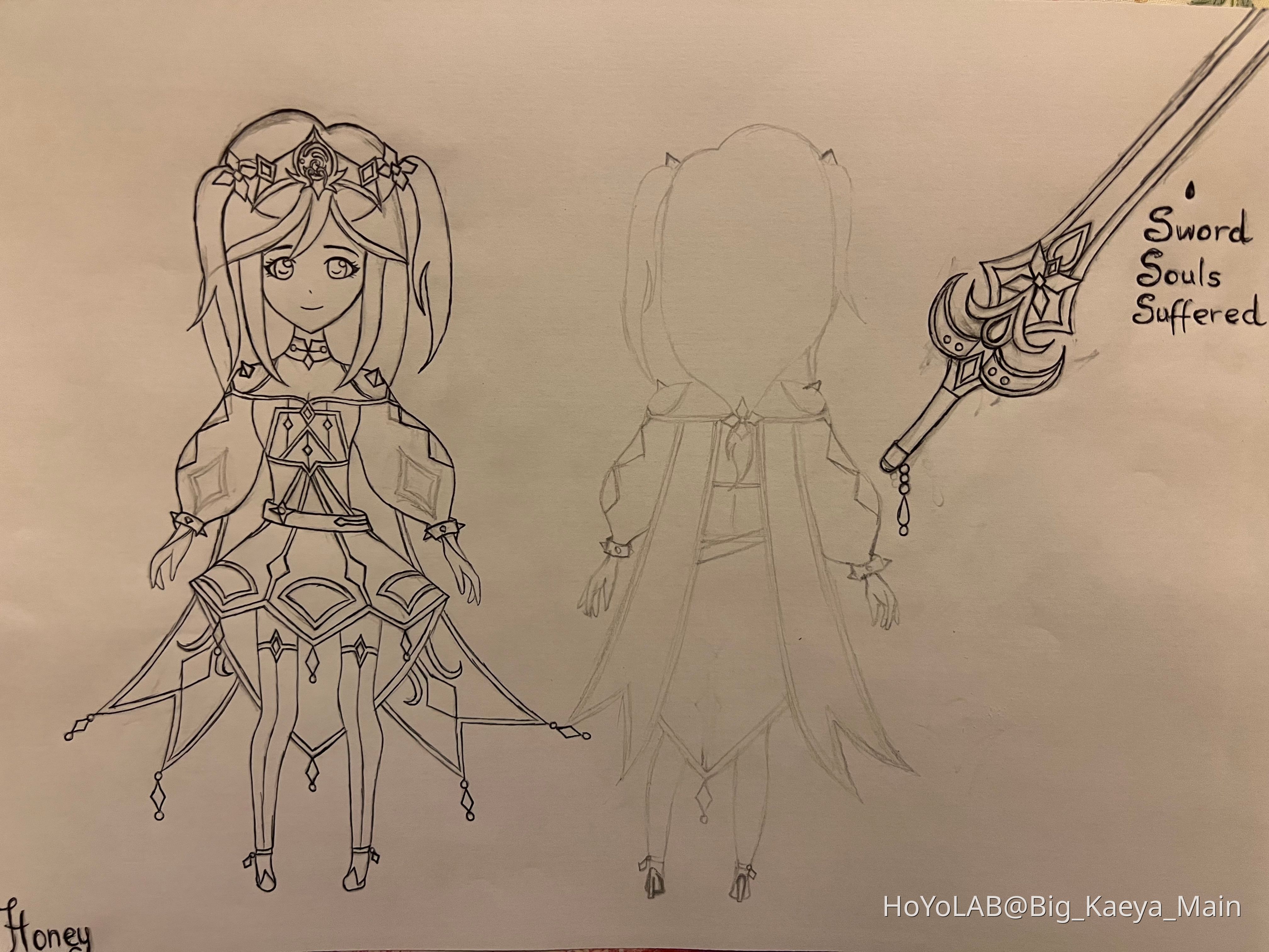 More WIP of my OC 😂 Genshin Impact | HoYoLAB