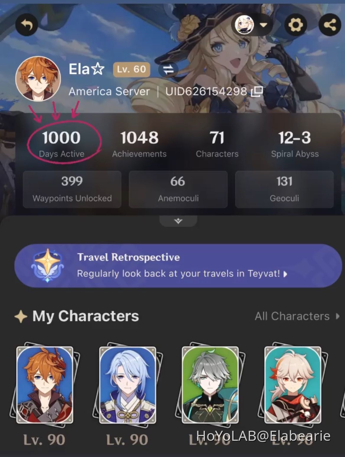 1,000 DAYS OF PLAYING GENSHIN! Genshin Impact | HoYoLAB