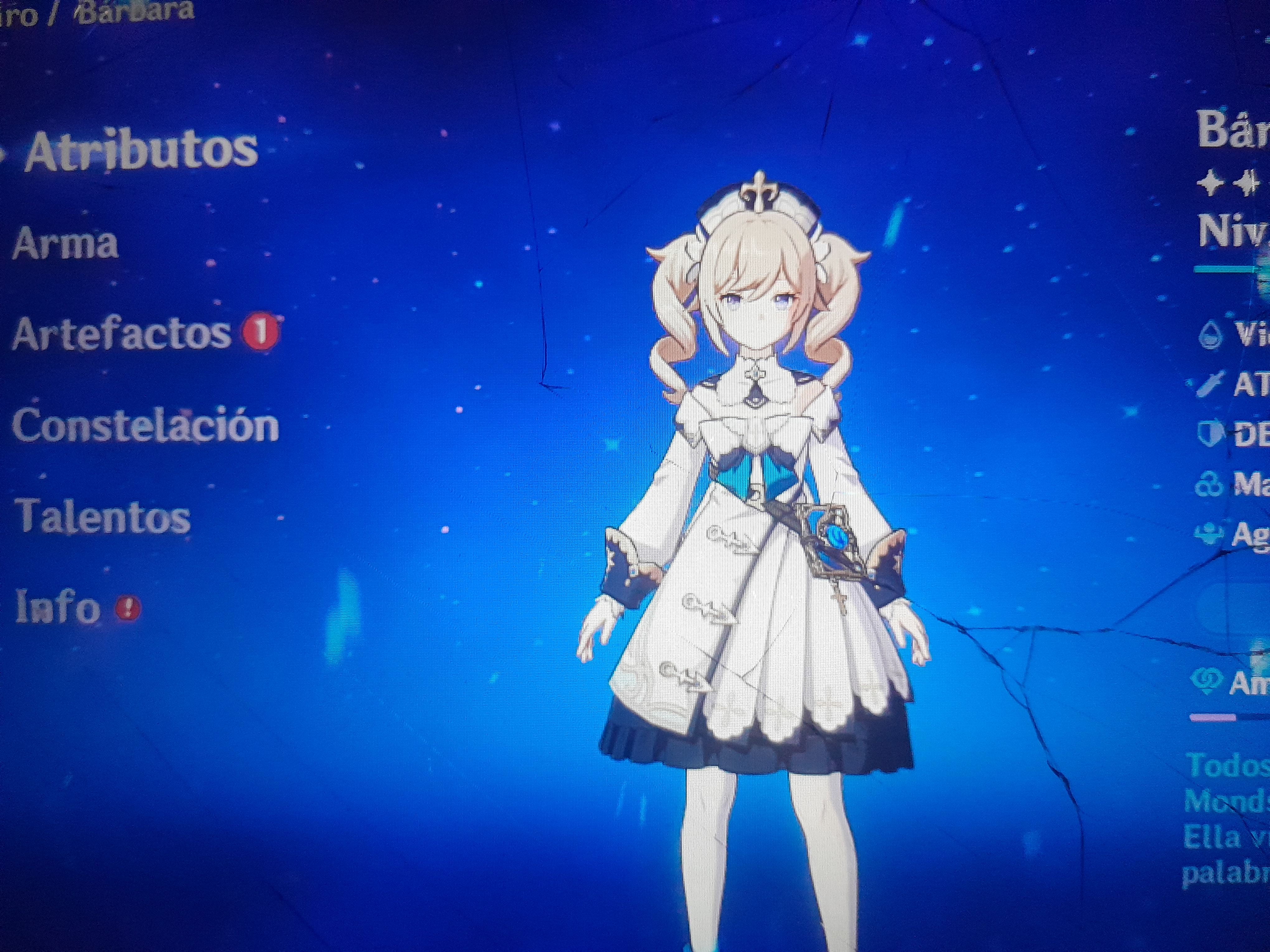 barbara set artefactos Genshin Impact HoYoLAB