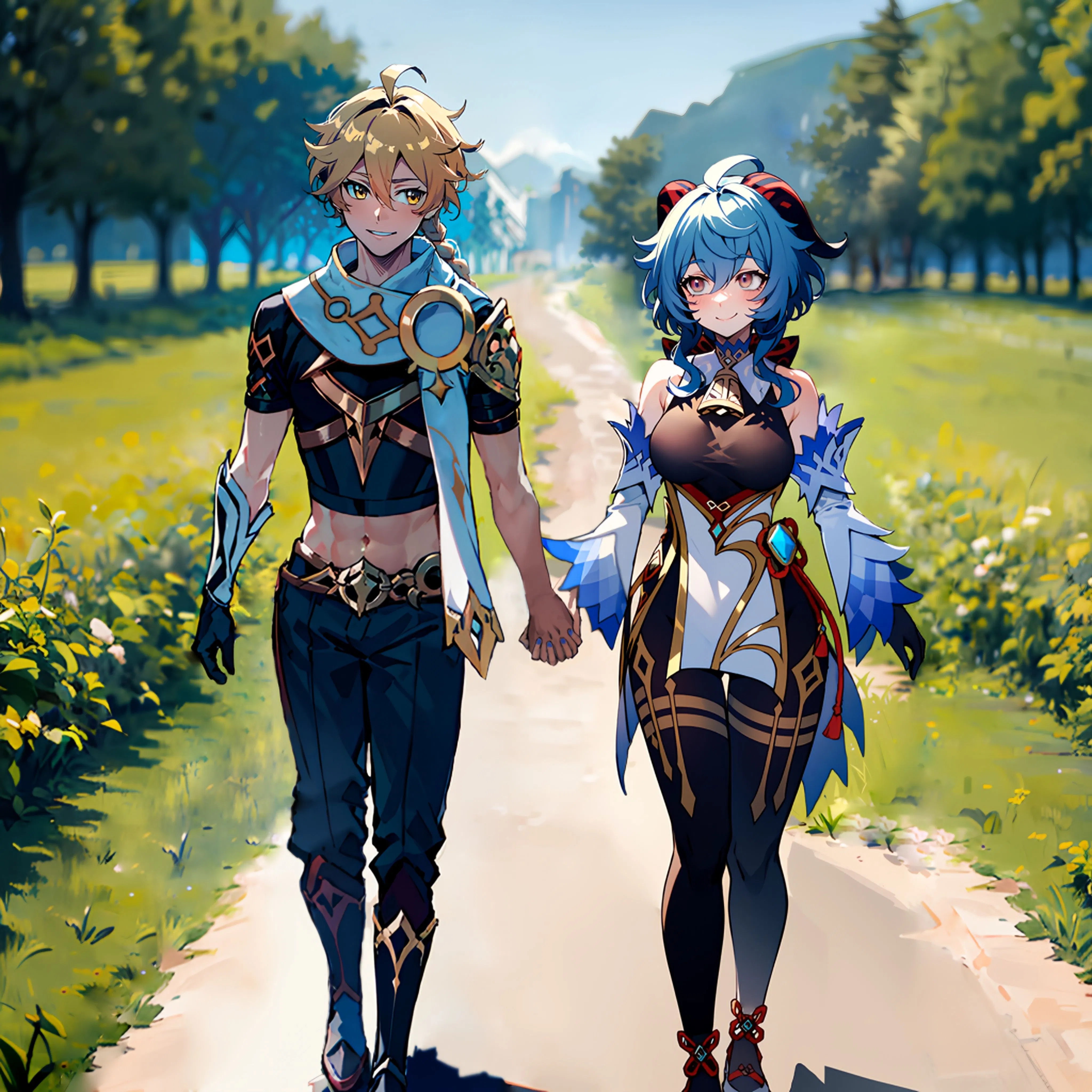 The story of the family of Ganyu and Aether. Genshin Impact | HoYoLAB