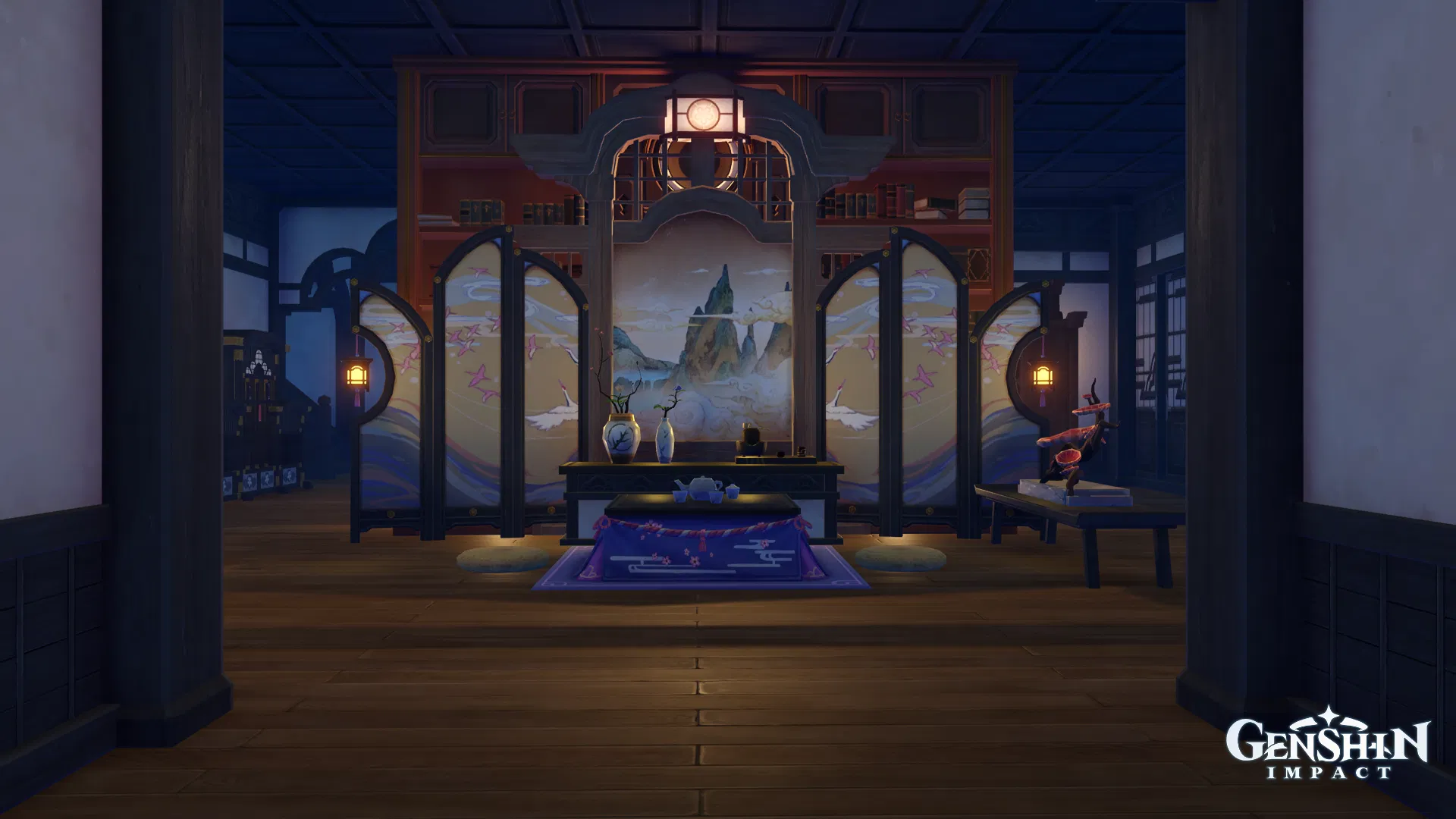 Interior of the Inazuma Mansion Refined Estate {778004912376} Genshin